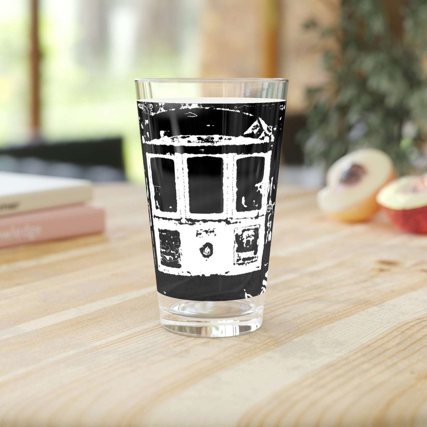 Pint Glass, 16oz ... San Francisco ... 'A Rice-A-Roni-A-San Francisco Treat' ... "A Cable Car Classic" ... Family Archives: 1973 ... Original Works ...