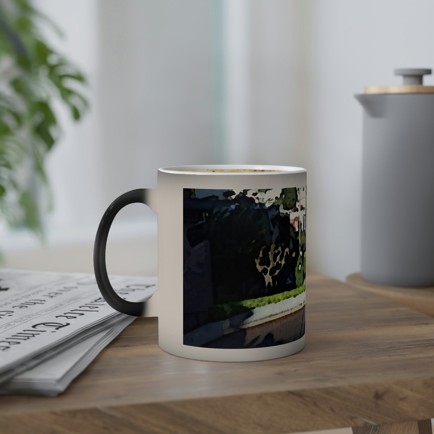 Color-Changing Mug, 11oz ...  "Lombard Street San Francisco, CA, USA" ... Family Archives 1970's ... Original Works ...