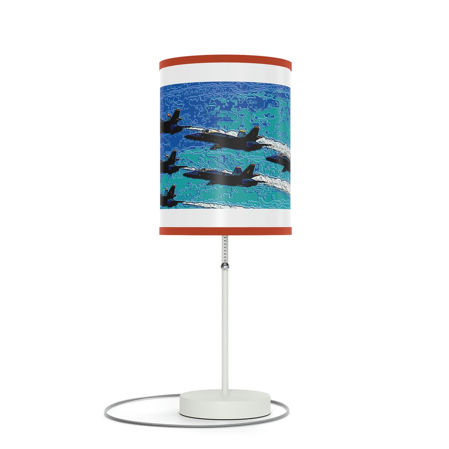 Lamp on a Stand, US|CA plug ... Seattle Seafair ..."Blue Angels Run Over Lake Washington" ... Circa Mid 1980's ... Dr FJ Holt ... Original Works ...