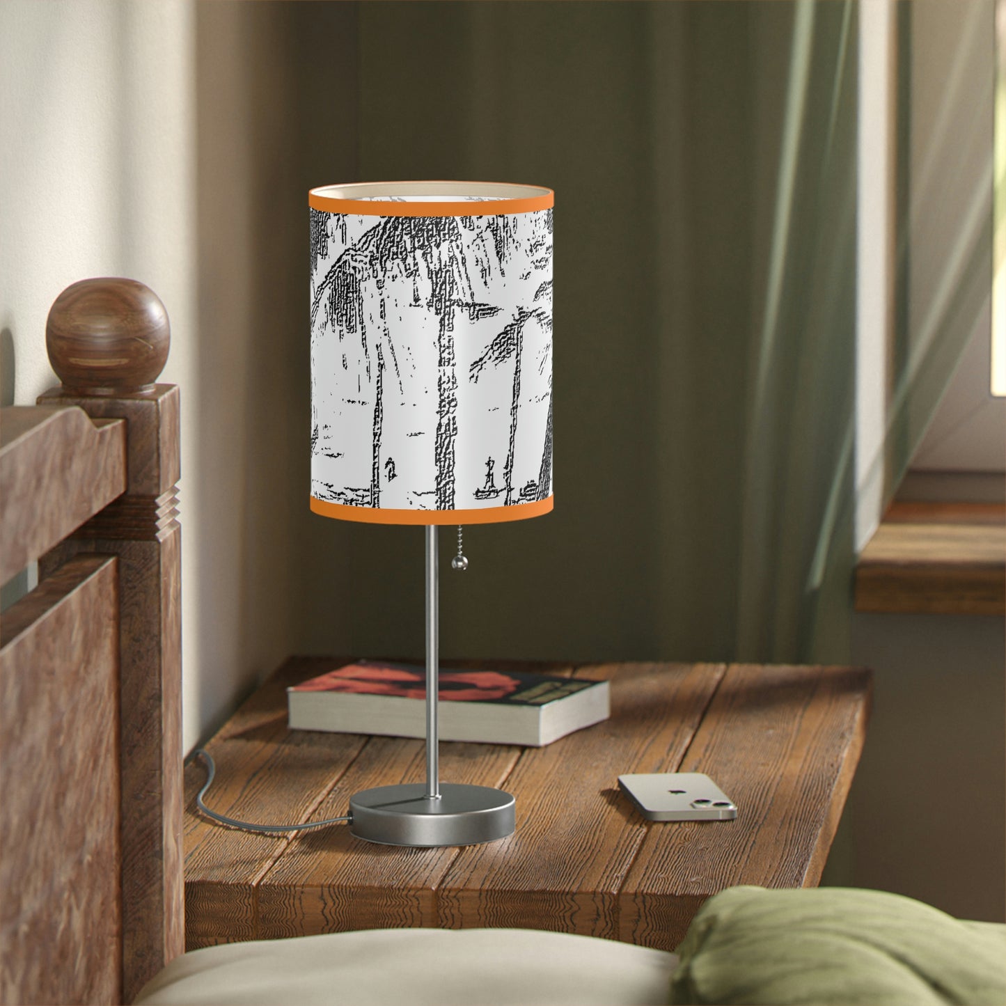 Lamp on a Stand, US|CA plug ... "The Royal Hawai'ian: Waikiki Beach_Beach" ... Honolulu, HI ... Ocotber 2014 (Halloween) ... Original Works ...
