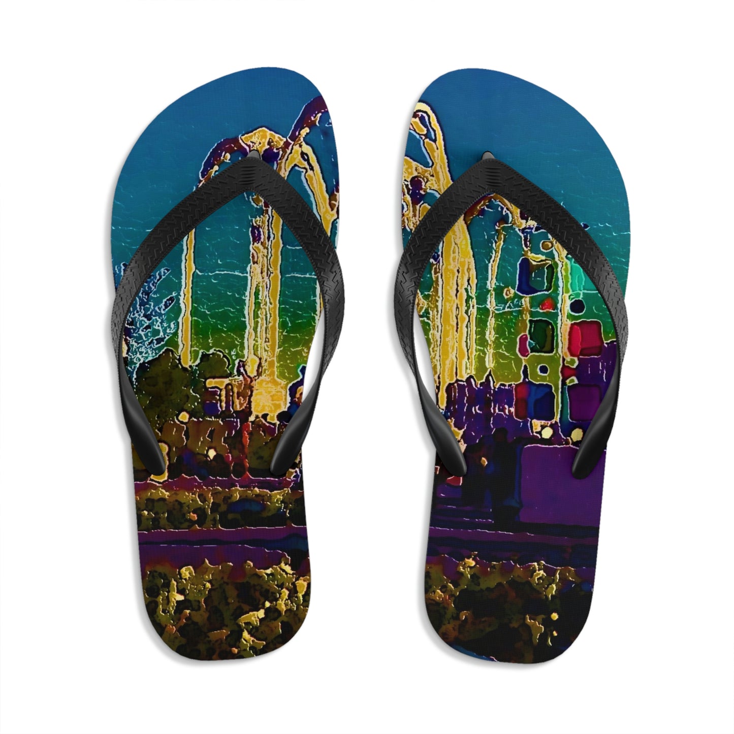 Unisex Flip-Flops ... "Arches 'Like-No-Other' ... " Seattle World's Fair: 1962. A Family Original ...