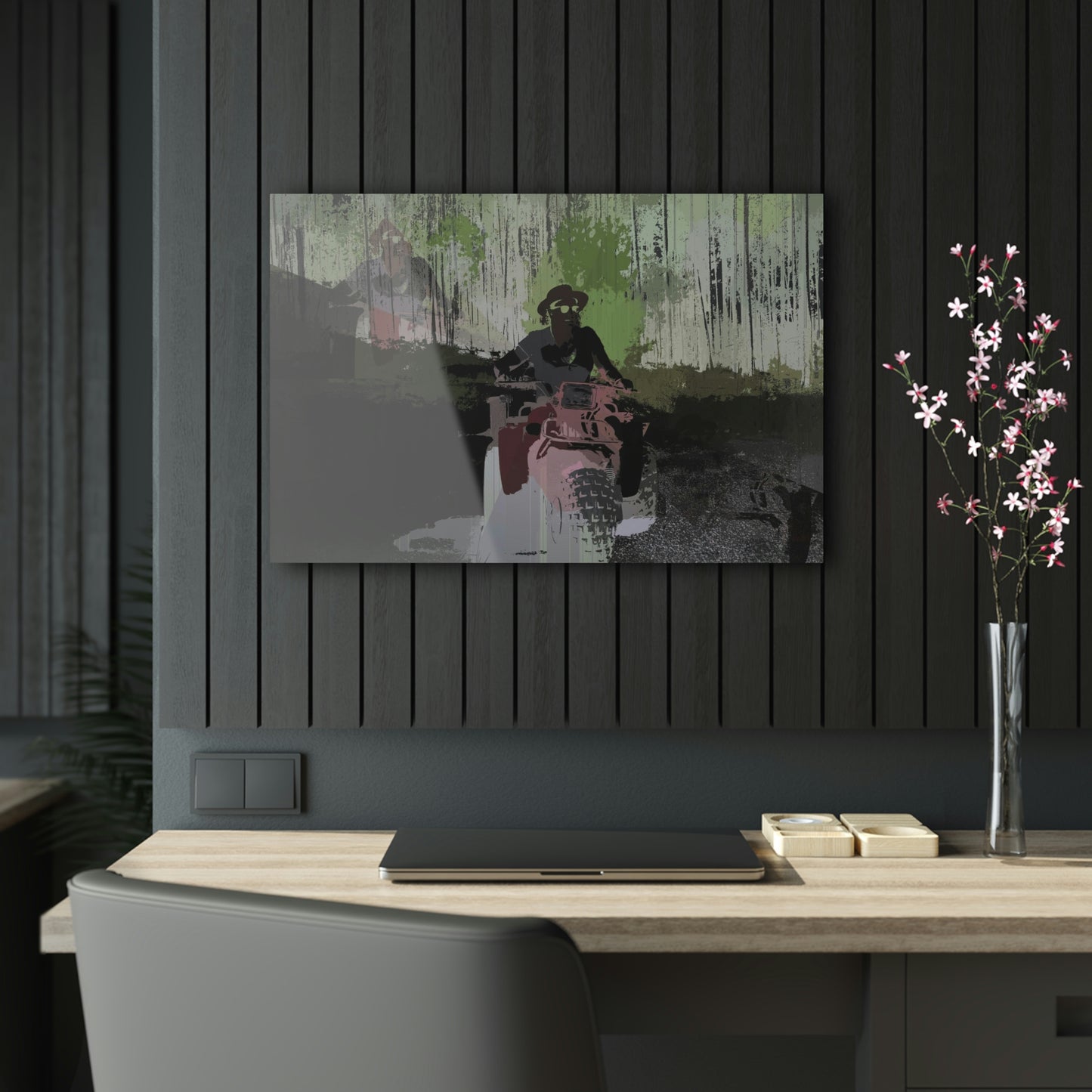 Acrylic Prints ... 3-Wheeln' N' Groovin The Mountain Roads ... Central Idaho ... Original Works ...