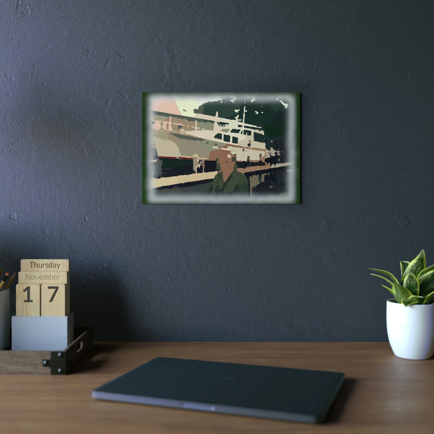 Aluminum Composite Panels ... Classic 1970 Trumpy Wooden Yacht 'On-The-Rails' " ... Circa Autumn 2017 ... Great Bridge, Virginia ... AYB ...