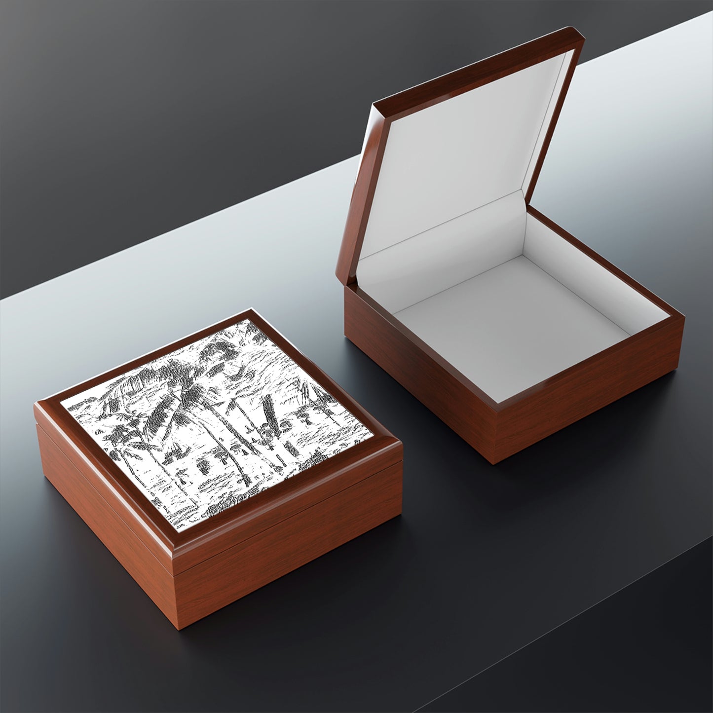 Jewelry Box ... "The Royal Hawai'ian: Waikiki Beach_Beach" ... Honolulu, HI ... Ocotber 2014 (Halloween) ... Original Works ...