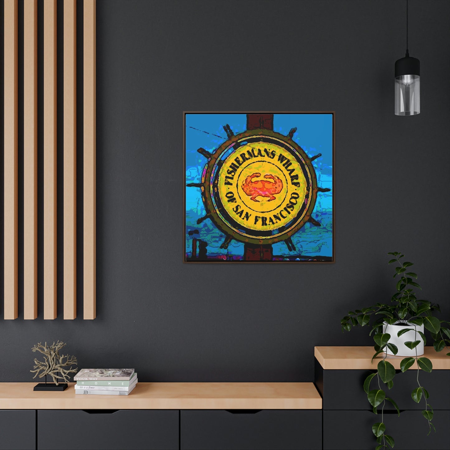 Gallery Canvas Wraps, Square Frame ...  "No.9 Fishermen's Grotto - Fishermen's Wharf, SF, California" ... Family Archives: 1970's ... Original Works ...