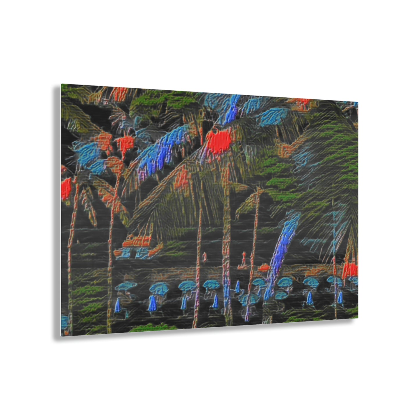 Acrylic Prints ... "The Royal Hawai'ian: Waikiki Beach_Beach" ... Honolulu, HI ... Ocotber 2014 (Halloween) ... Original Works ...