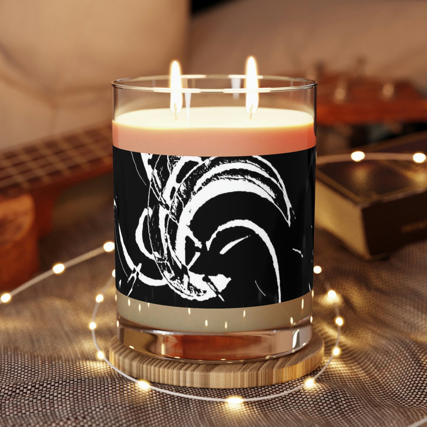 Scented Candle - Full Glass, 11oz ... "Waning Moon" ... Central Idaho ... October 2022 ... Rendering Time: 22 Hours ... Original Works ...