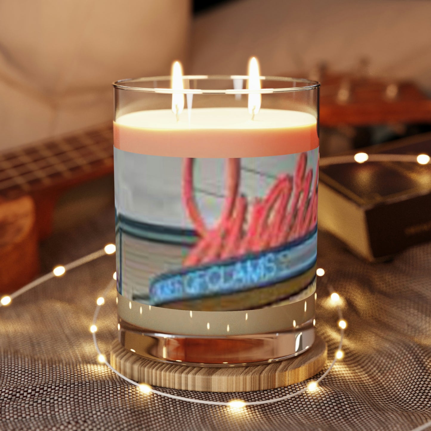 Scented Candle - Full Glass, 11oz ... In-A-Hurry & Stressed? ... Remember: Keep "Clam" ... Clam_Happy ...  'Ivars: Seattle Waterfront' ... Personal Archives ... Original Works ...