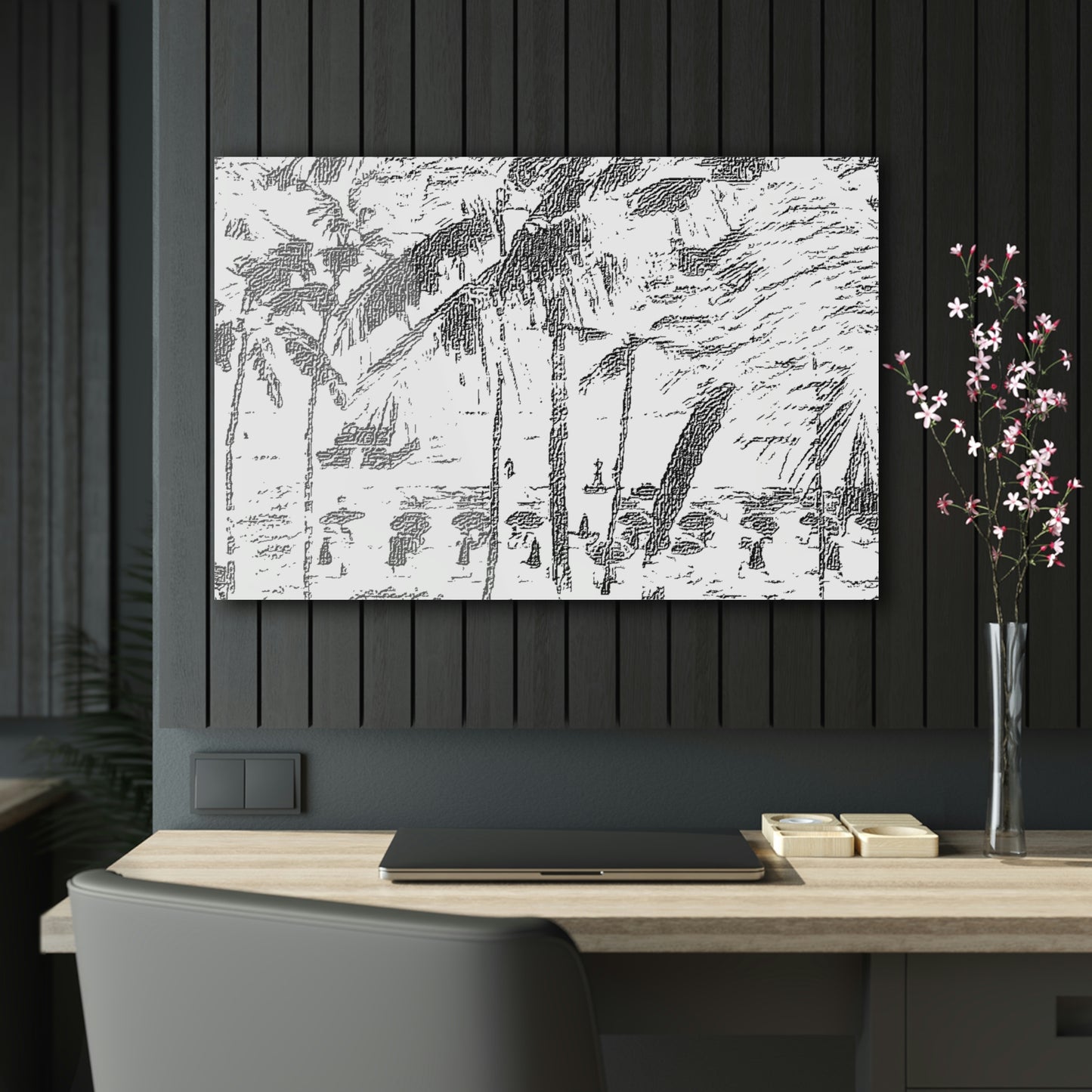 Acrylic Prints ... "The Royal Hawai'ian: Waikiki Beach_Beach" ... Honolulu, HI ... Ocotber 2014 (Halloween) ... Original Works ...
