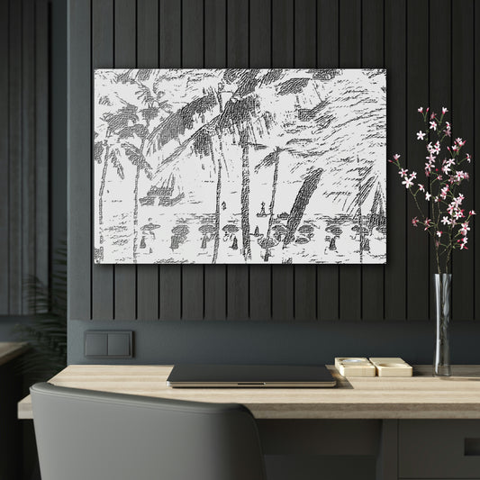 Acrylic Prints ... "The Royal Hawai'ian: Waikiki Beach_Beach" ... Honolulu, HI ... Ocotber 2014 (Halloween) ... Original Works ...