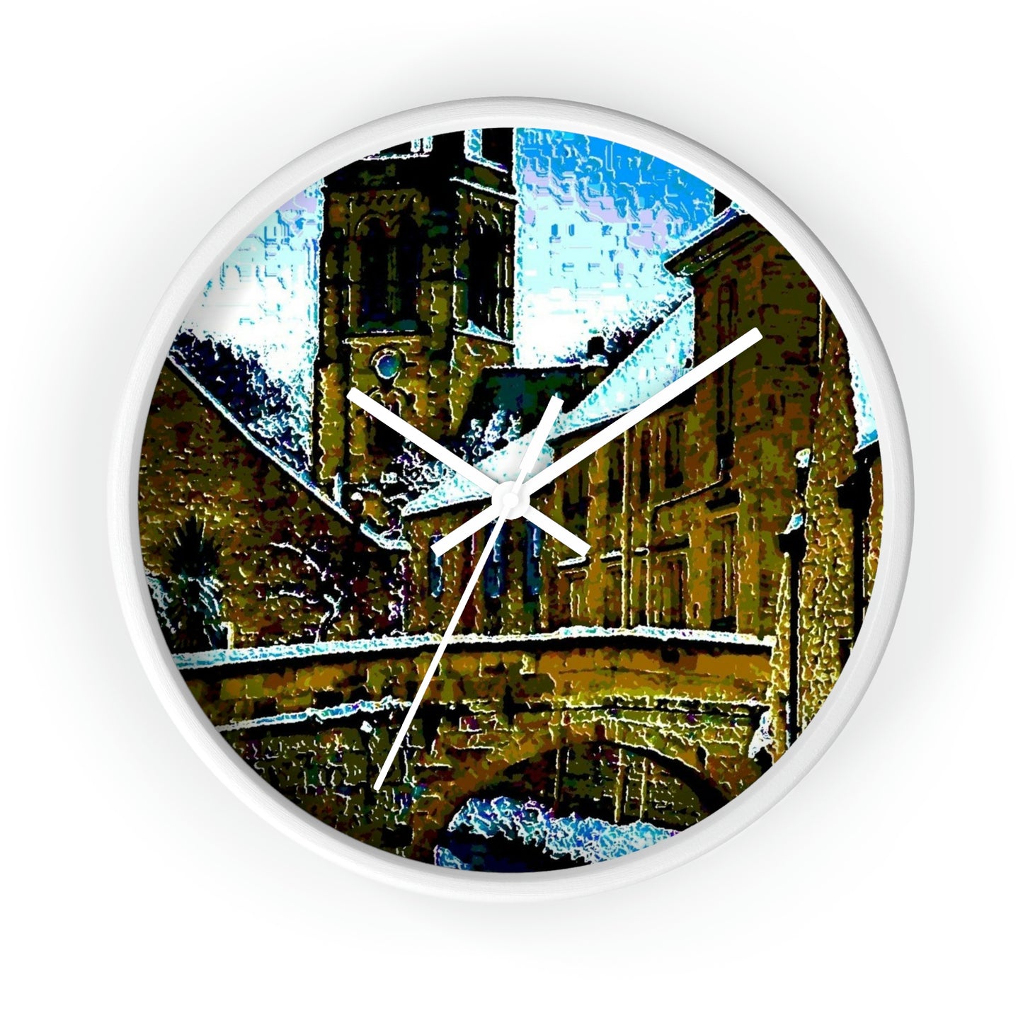 Wall clock ... Walikng The Streets & Alleys ... 'Strolling The Canals ... '  ... Original Works  ...