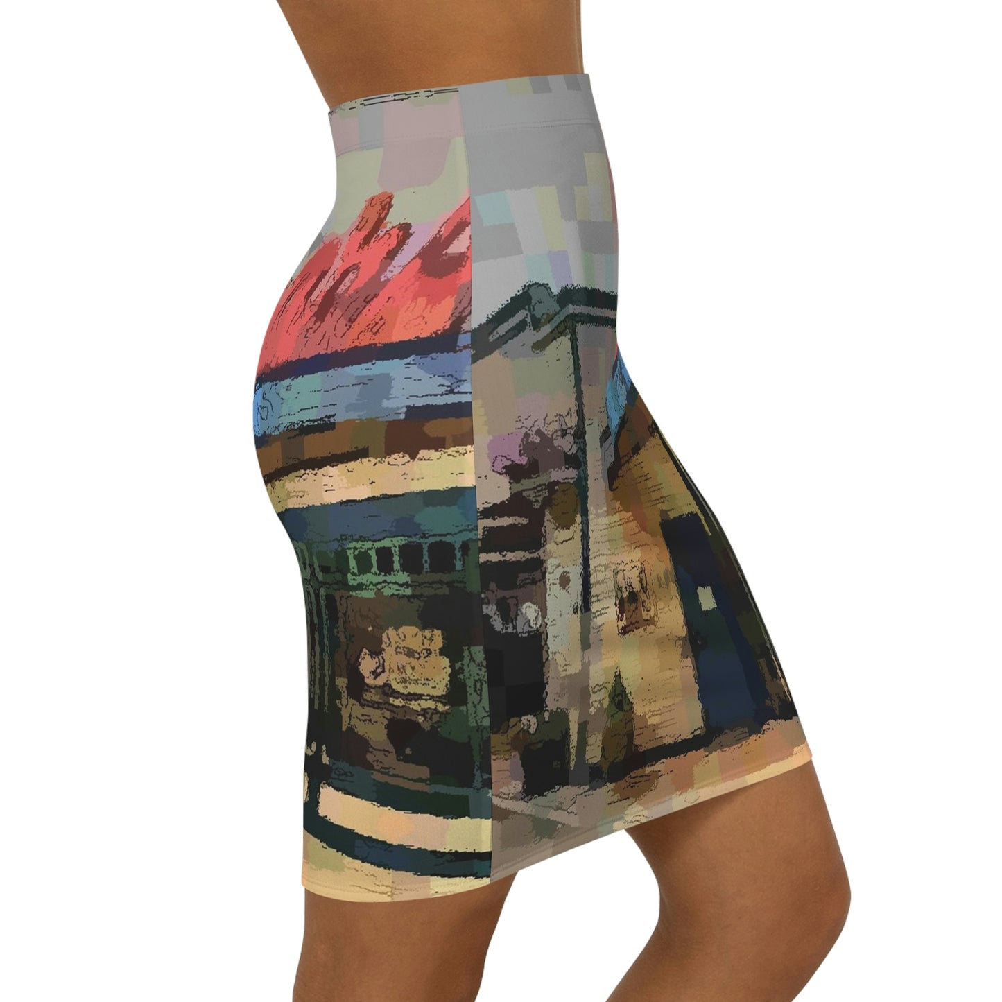 Women's Mini Skirt ...  In-A-Hurry & Stressed? ... Remember: Keep "Clam" ... Clam_Happy ...  'Ivars: Seattle Waterfront' ... Personal Archives ... Original Works ...