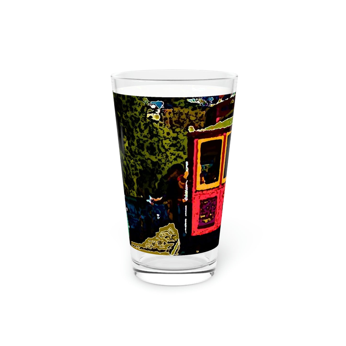 Pint Glass, 16oz ... San Francisco ... 'A Rice-A-Roni-A-San Francisco Treat' ... "A Cable Car Classic" ... Family Archives: 1973 ... Original Works ...
