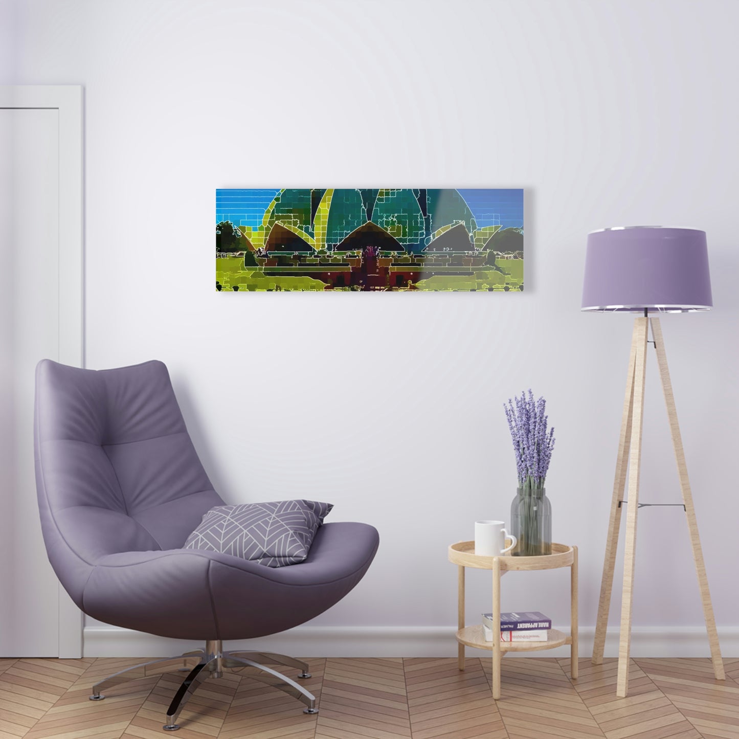 Acrylic Prints ... 'Bahai'i House-Of-Worship' ... "Lotus Temple: Delhi, India, 2008" ... Original Works ...