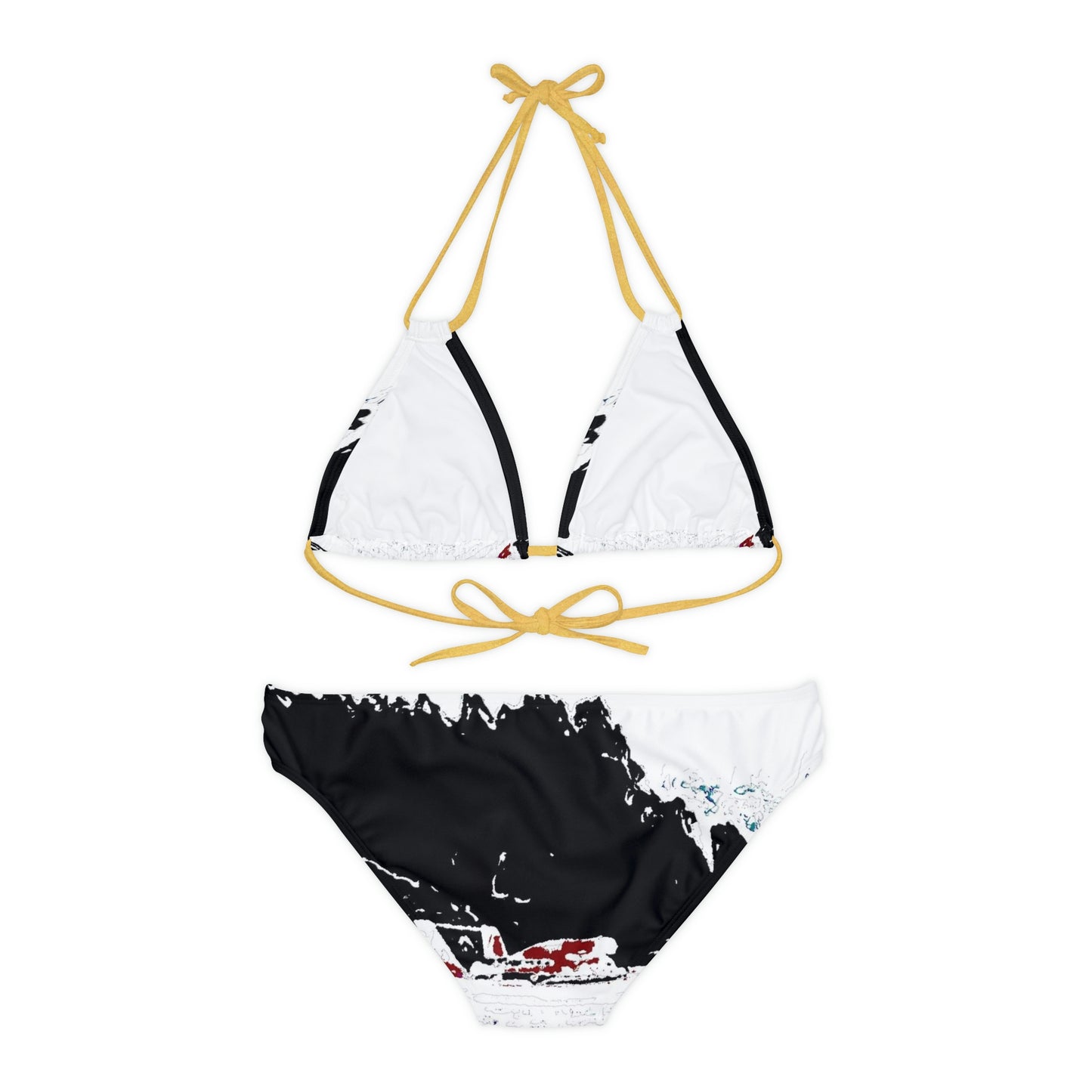 Strappy Bikini Set ... Seattle Columbia Cup On Lake Washington ... "Dave Wilcox Heads For The Win" ... Associate Gift-Photo ... Original Works ...