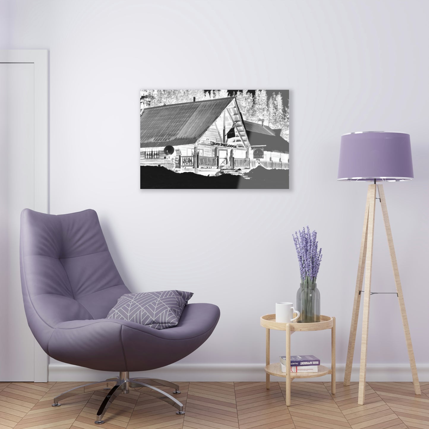 Acrylic Prints ... A Beautiful Lodge & Back-Country Outfitter In A Mountain Town ... 'Dixie, Idaho, November 2022' ... Original Works ...