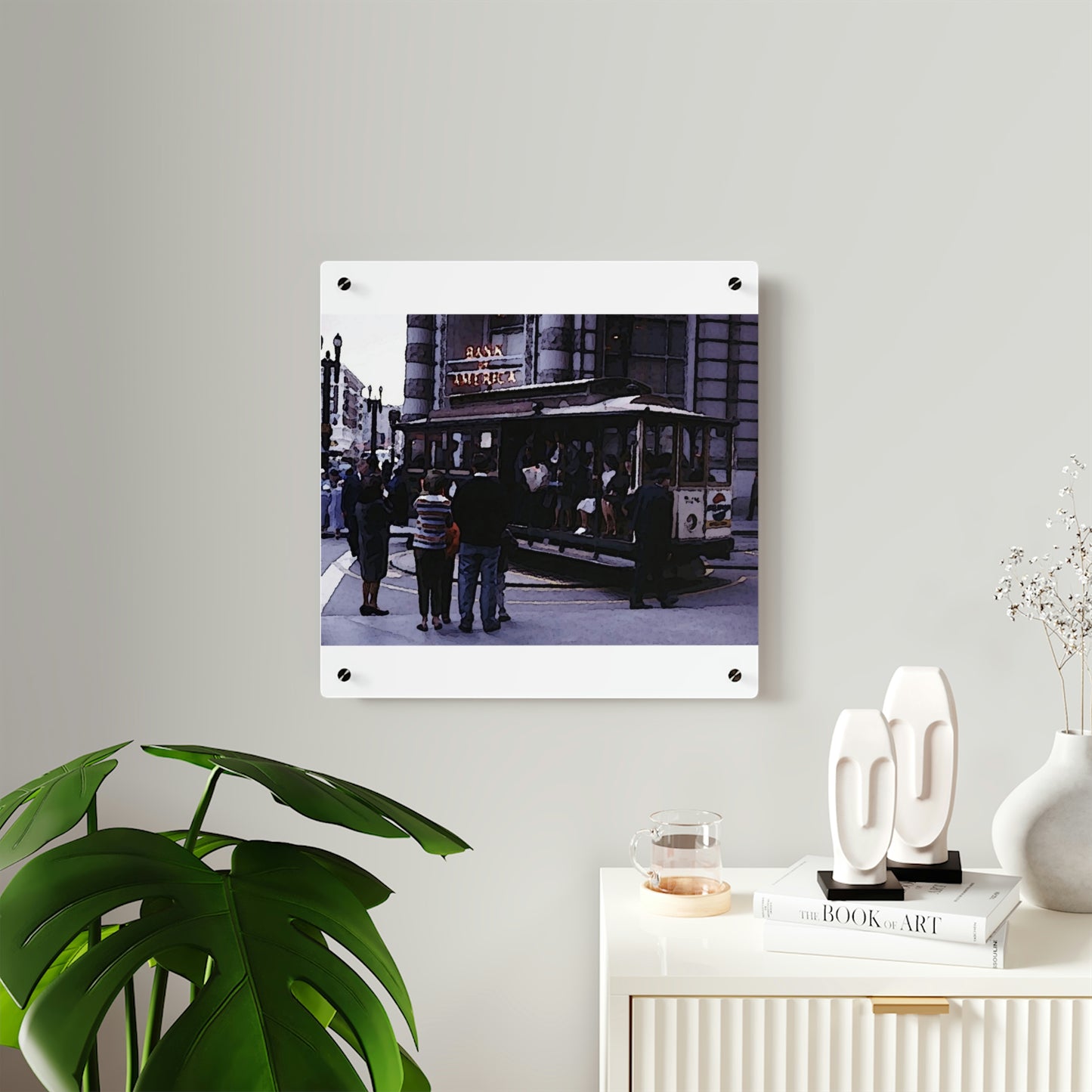 Acrylic Wall Art Panels ... San Francisco ... 'Rice-A-Roni-A-San Francisco Treat' ... "A Cable Car Classic" ... Family Archives: 1973 ... Original Works ...