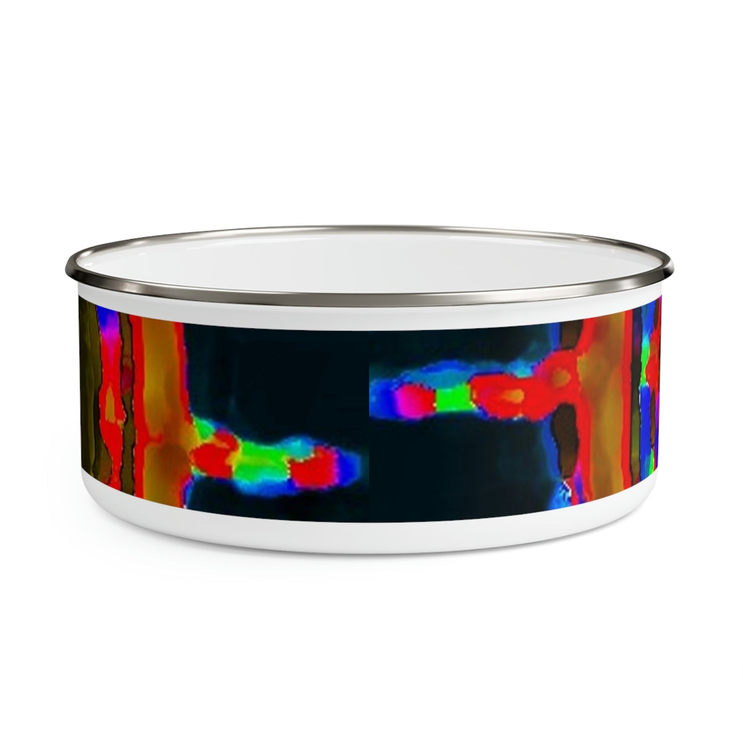 Enamel Bowl ... "No.9 Fishermen's Grotto - Fishermen's Wharf, SF, California" ... Family Archives: 1970's ... Original Works ...