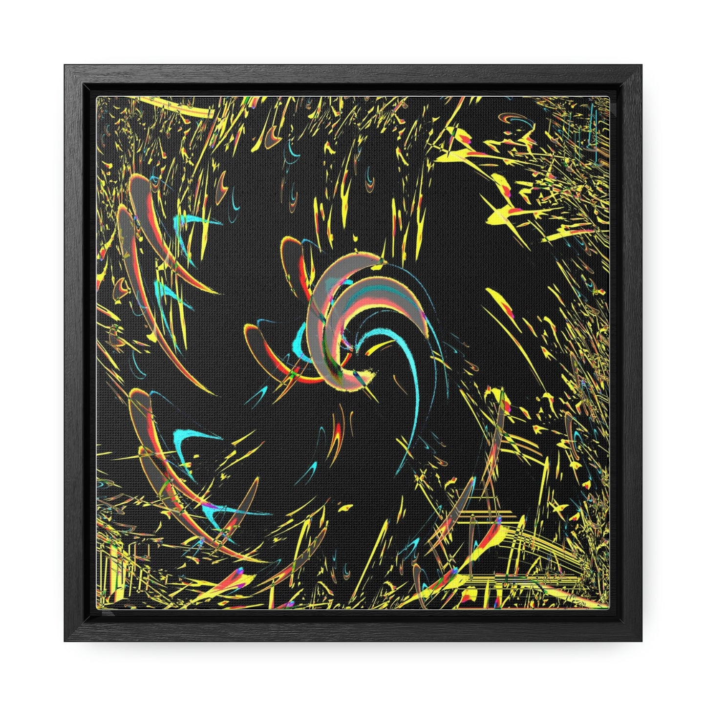 Gallery Canvas Wraps, Square Frame ... "Waning Moon" ... Central Idaho ... October 2022 ... Rendering Time: 22 Hours ... Original Works ...