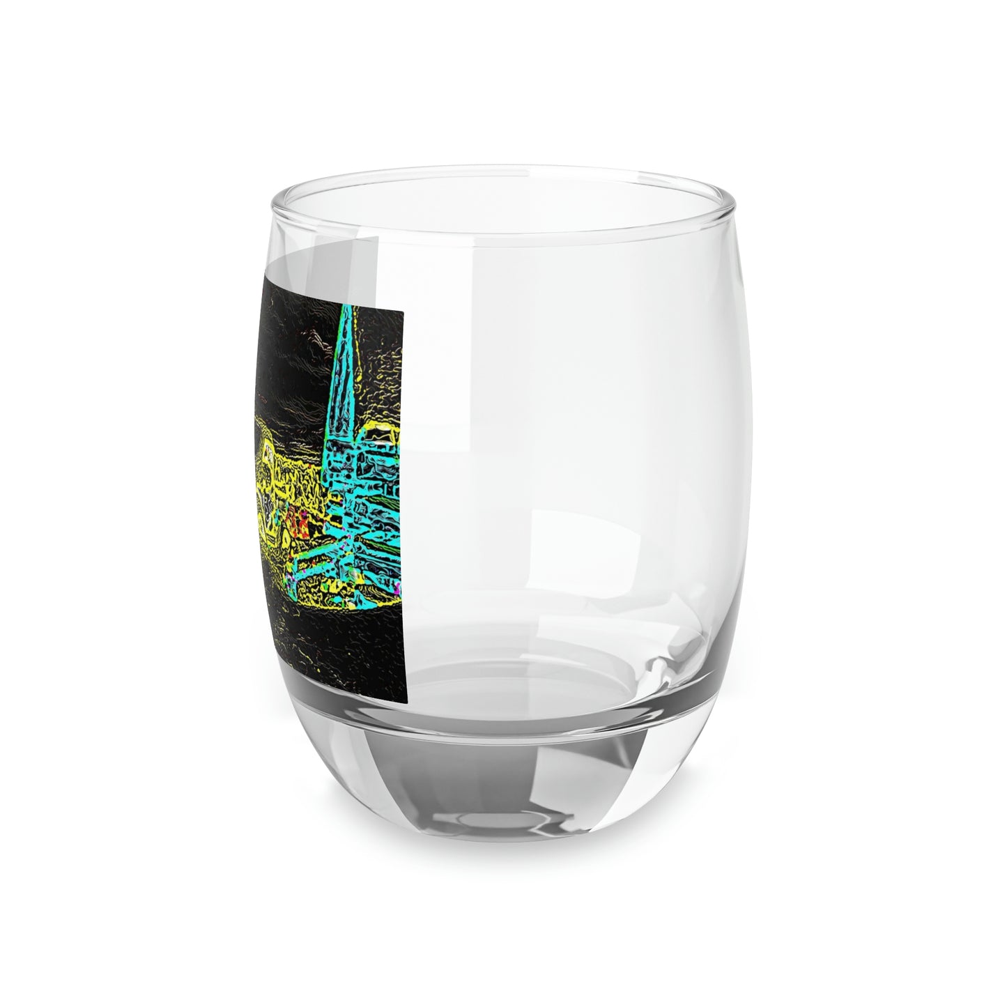 Whiskey Glass ... "Snow Vehicle In Snow Storm At-Rest" ... Circa 12Mar23 ... Central Idaho ... 18-Hours Rendering Time: Original Works ...