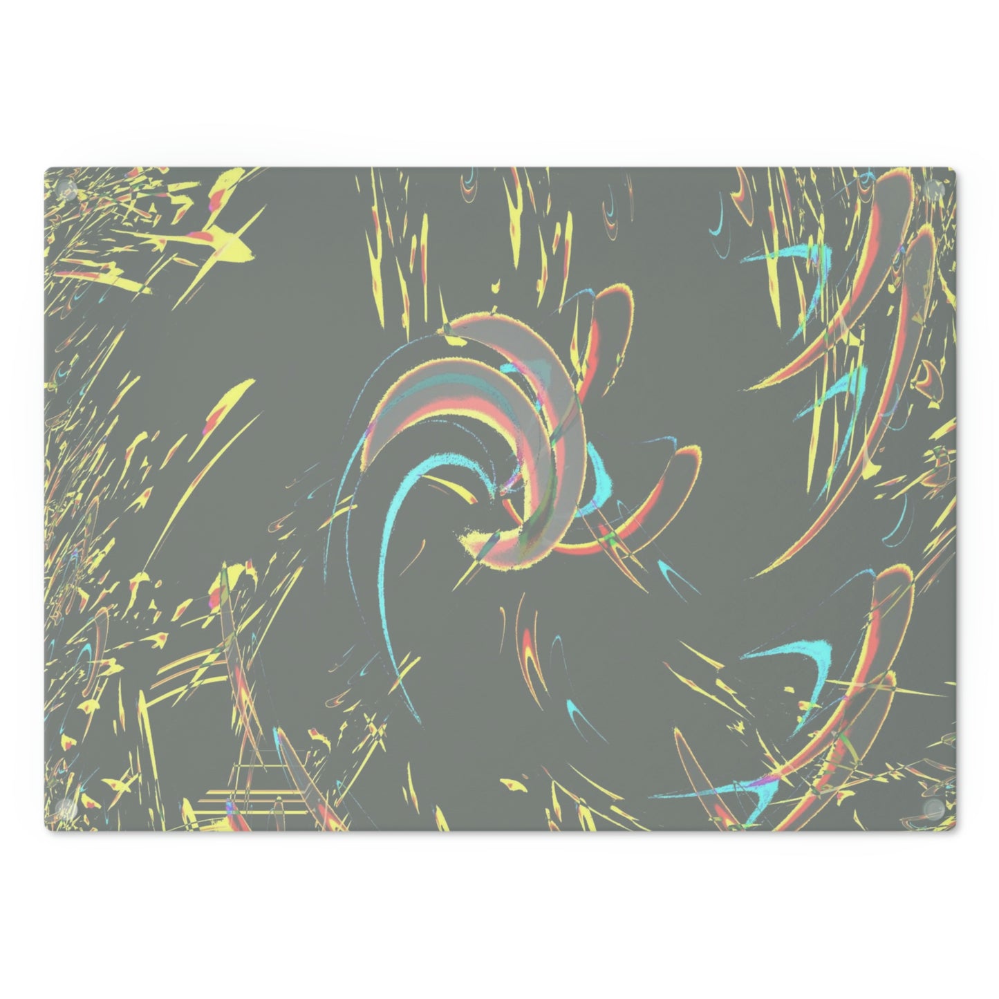 Cutting Board ... "Waning Moon" ... Central Idaho ... October 2022 ... Rendering Time: 22 Hours ... Original Works ...
