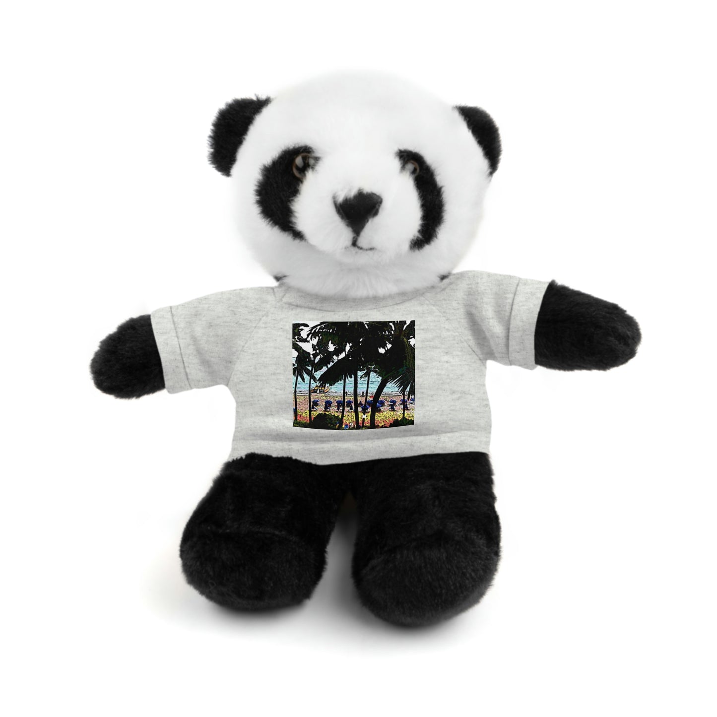 Stuffed Animals with Tee ... "A Beautiful Beach Amongst The Palms" ... The Outrigger Waikiki, Honolulu, Oahu ... Original Works ...