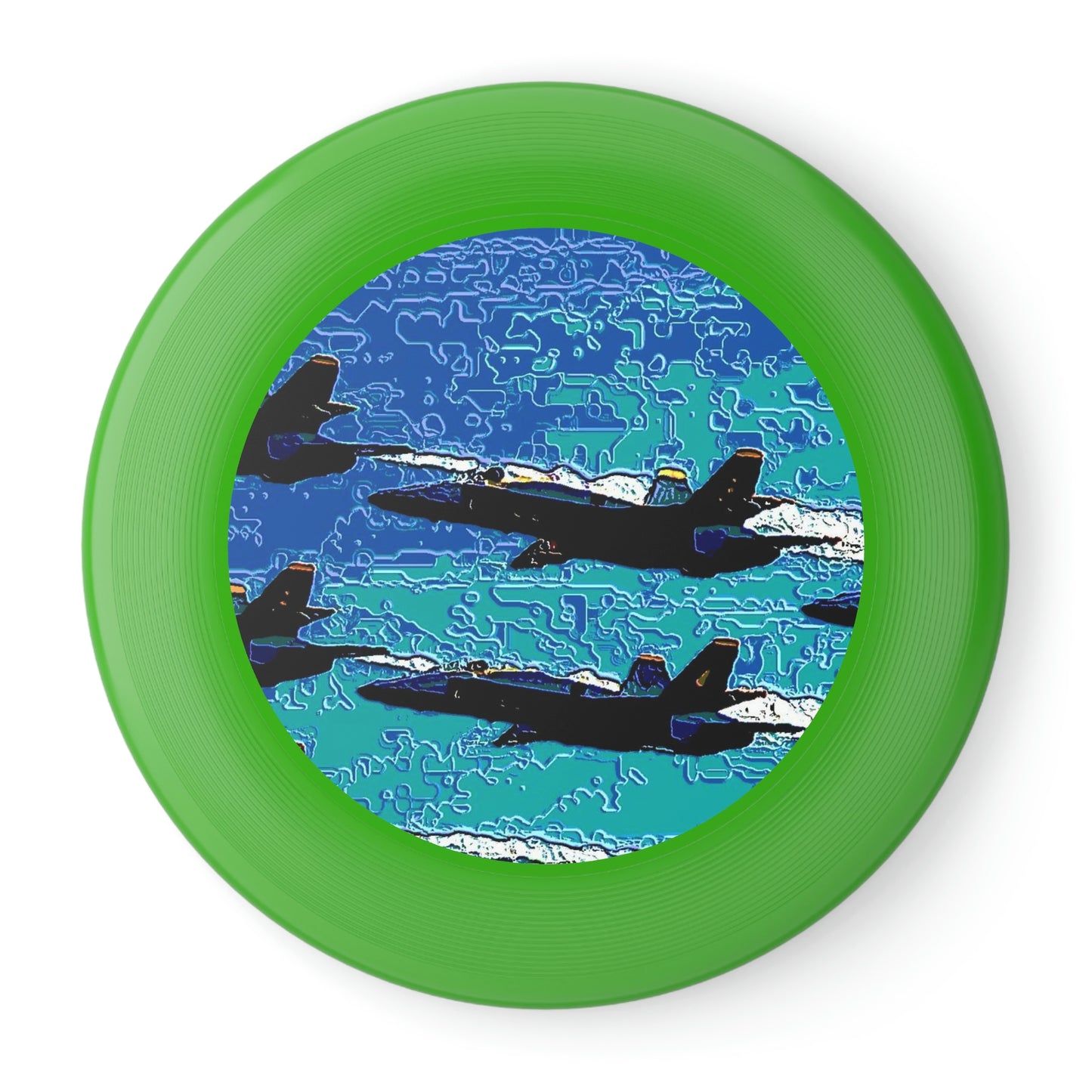 Wham-O Frisbee... Seattle Seafair ..."Blue Angels Run Over Lake Washington" ... Circa Mid 1980's ... Dr FJ Holt ... Original Works ...