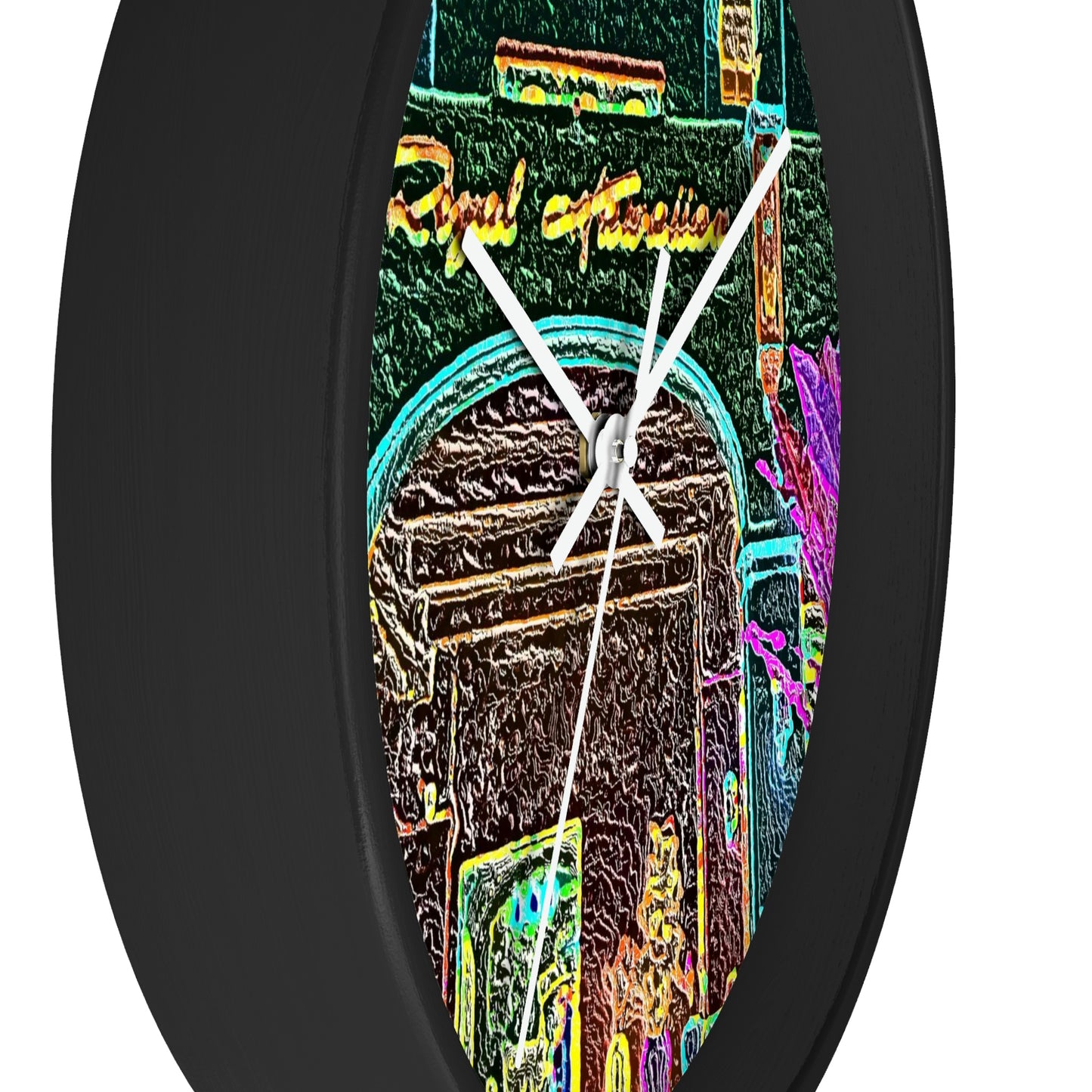 Wall Clock ... "La Grande Entree" At: 'The Pink Palace' ... The Royal Hawai'ian ... Honolulu, HI ... '27Oct2014' ... Original Works ...