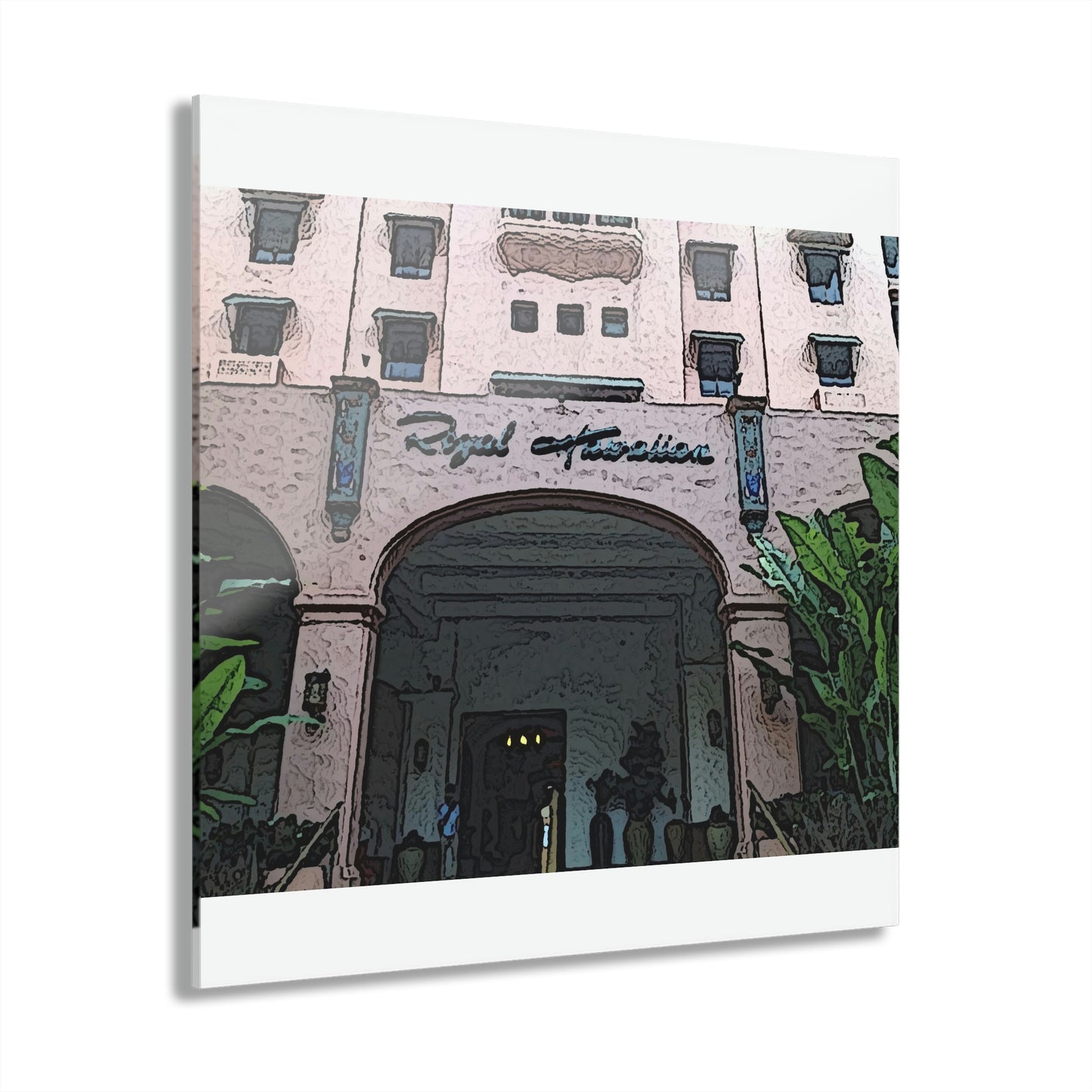 Acrylic Prints (French Cleat Hanging)  ...  "La Grande Entree" At: 'The Pink Palace' ... The Royal Hawai'ian ... Honolulu, HI ... '27Oct2014' ... Original Works ...