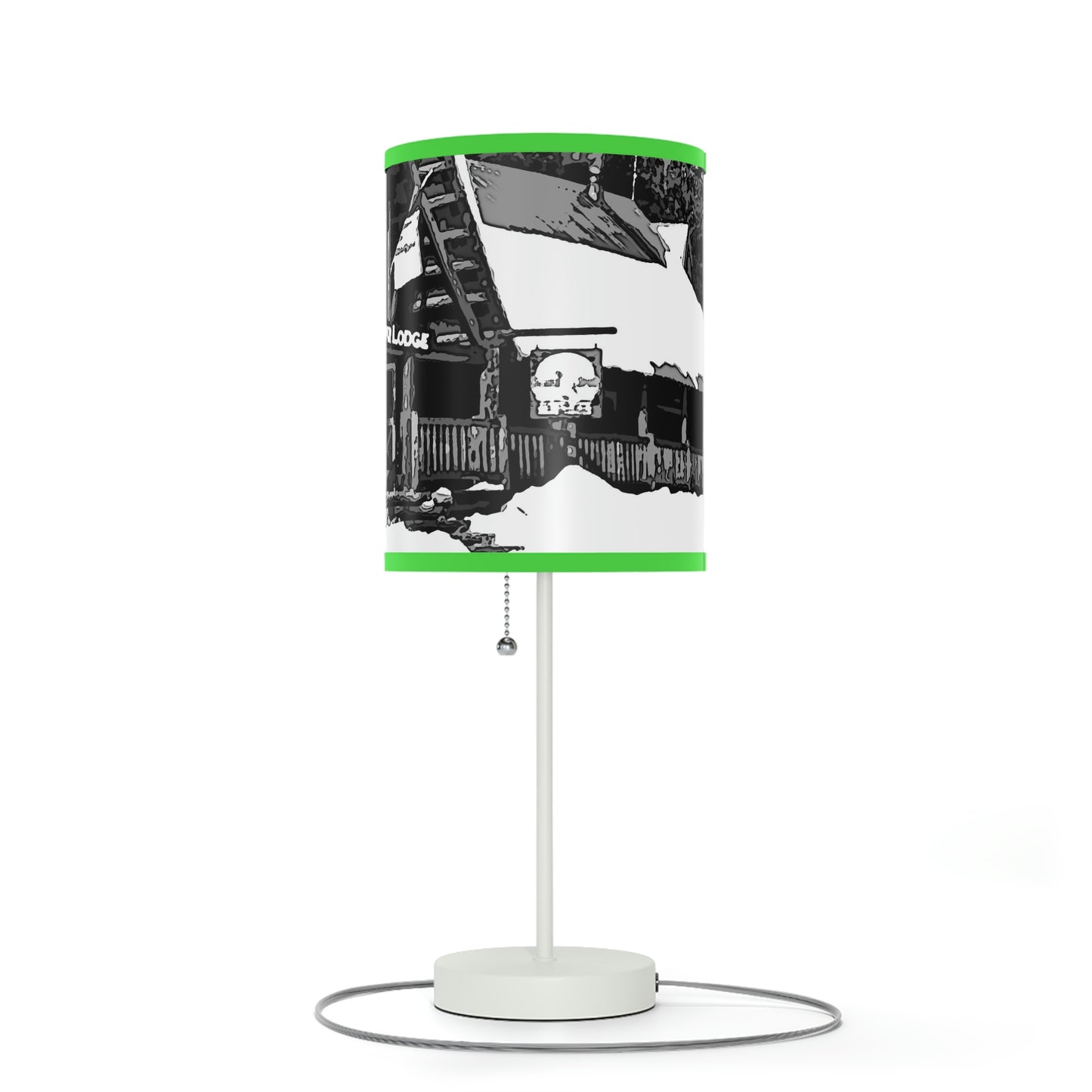 Lamp on a Stand, US|CA plug ... A Beautiful Lodge & Back-Country Outfitter In A Mountain Town ... 'Dixie, Idaho, November 2022' ... Original Works ...