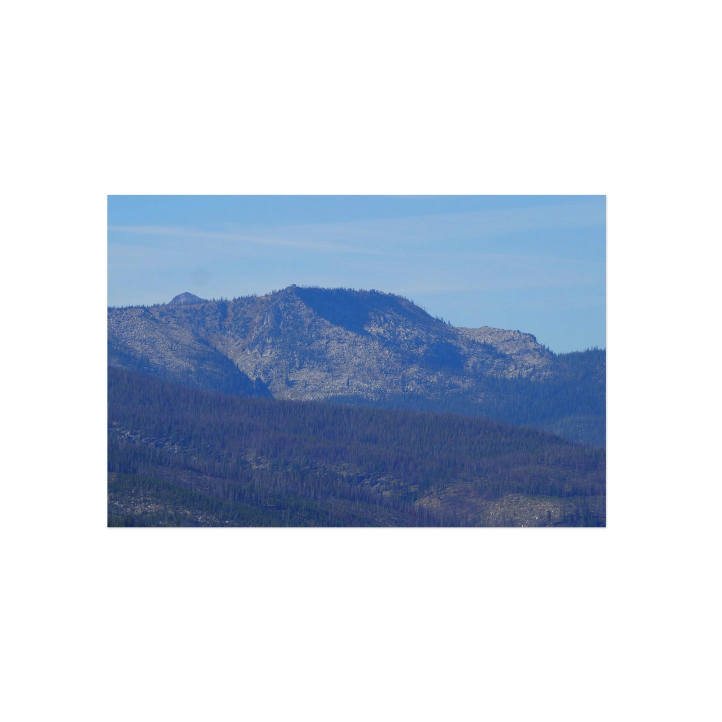 Aluminum Composite Panels ... Looking West ... The Gospel Hump Wilderness: "Mineral Butte & Buffalo Hump" ... September 2022 ... Base Photo For Client Custom-Art Folio ...