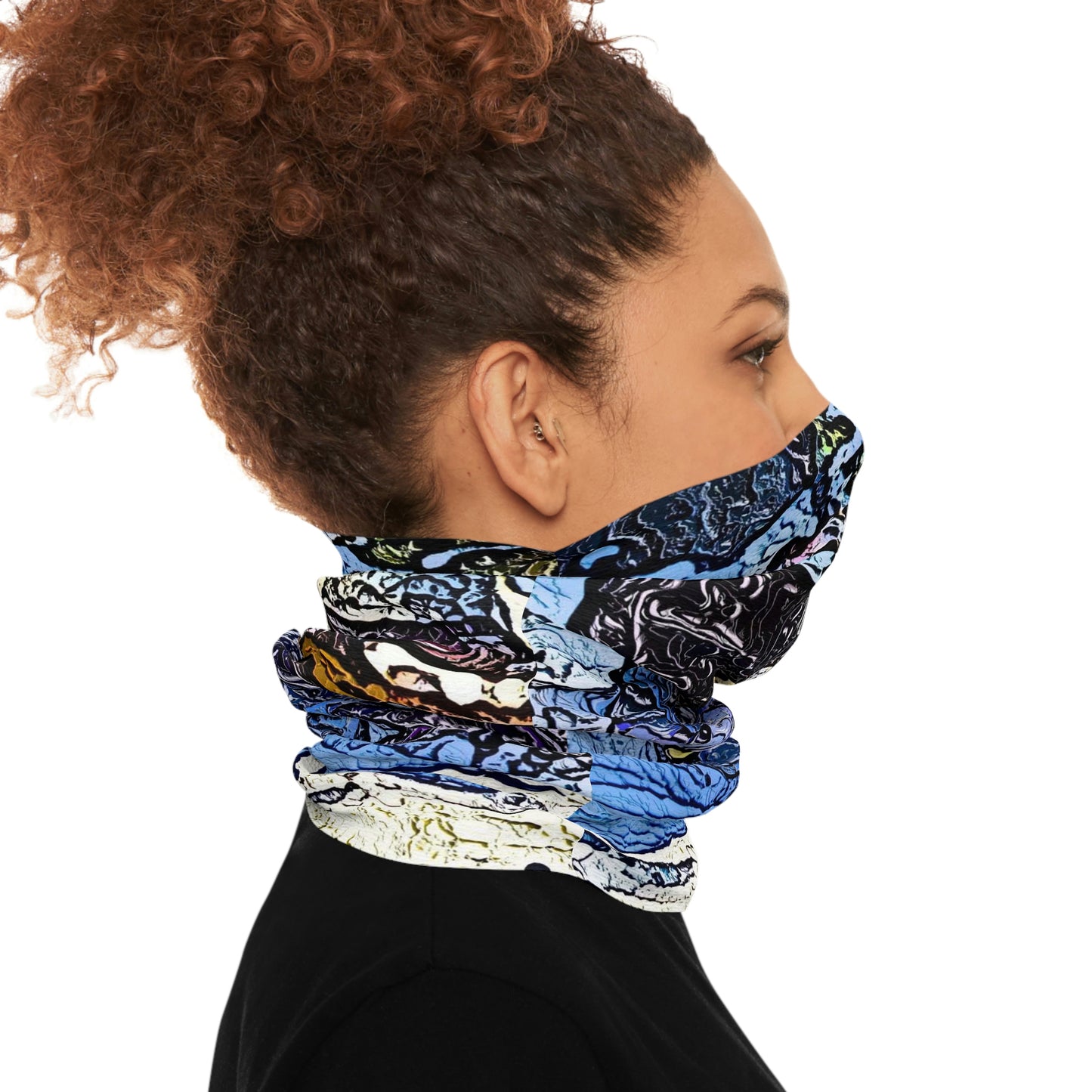 Tube Scarf ... Blasting Through-The-Powder ... 'Central Idaho Mounains ... ' 2Dec22 ...