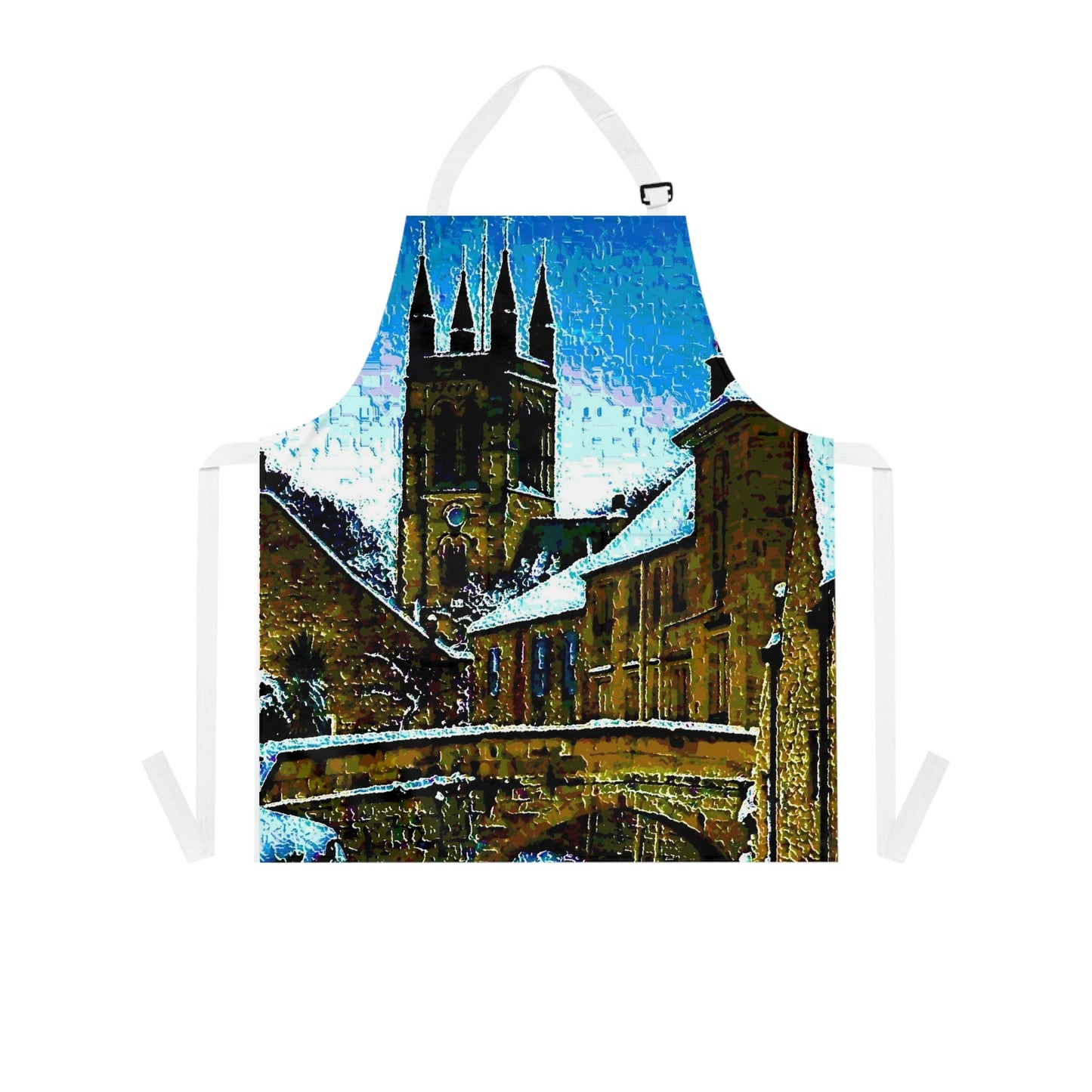 Apron (AOP) ... Walikng The Streets & Alleys ... 'Strolling The Canals ... '  ... Original Works  ...