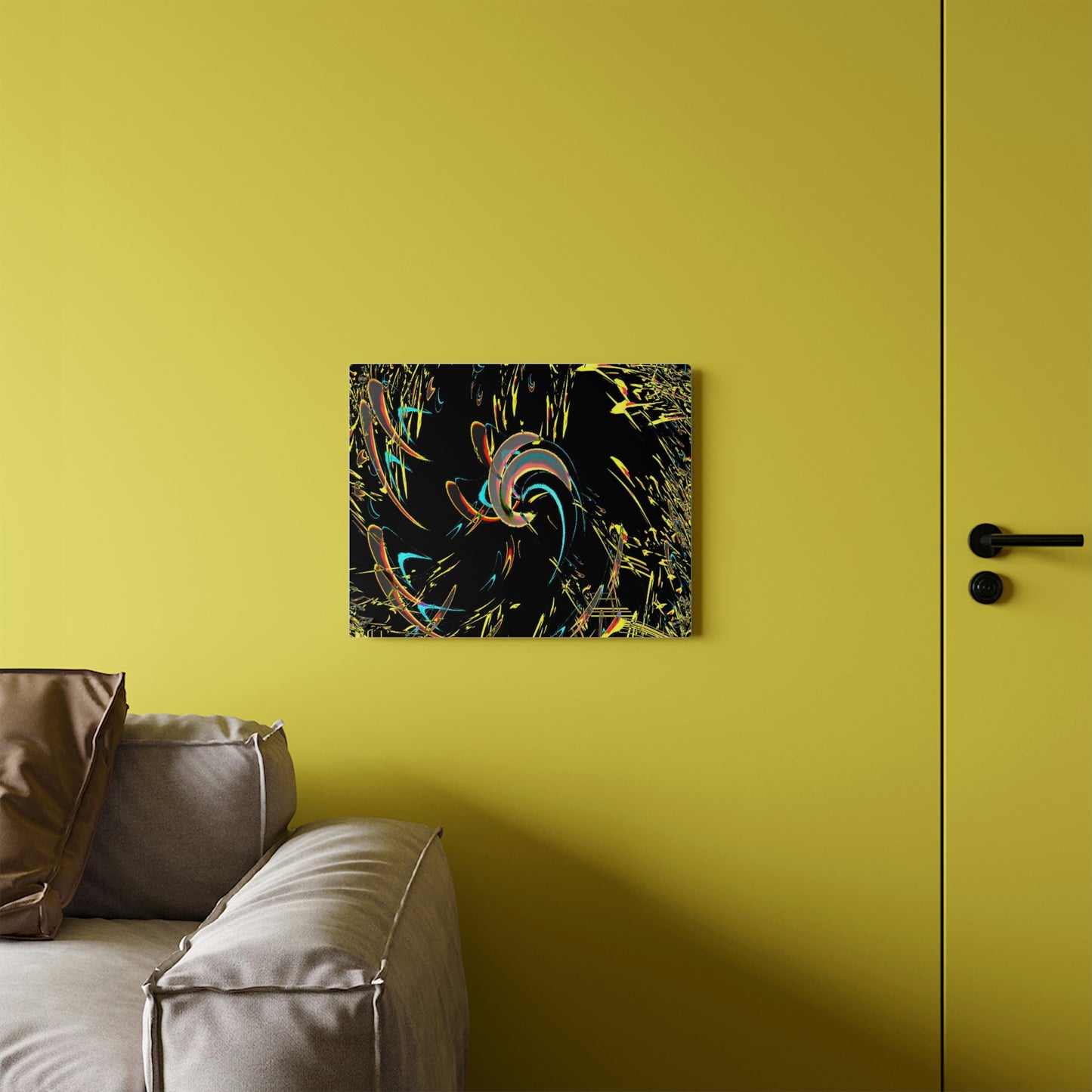 Acrylic Wall Art Panels ... "Waning Moon" ... Central Idaho ... October 2022 ... Rendering Time: 22 Hours ... Original Works ...