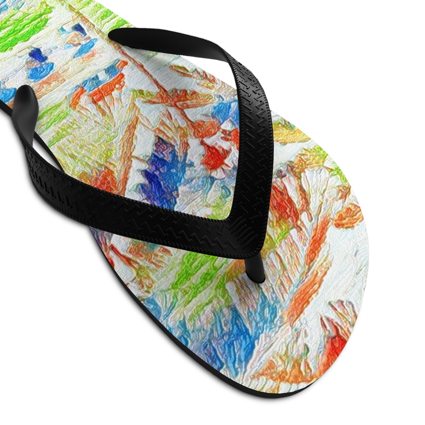 Unisex Flip-Flops ... "The Royal Hawai'ian: Waikiki Beach_Beach" ... Honolulu, HI ... Ocotber 2014 (Halloween) ... Original Works ...