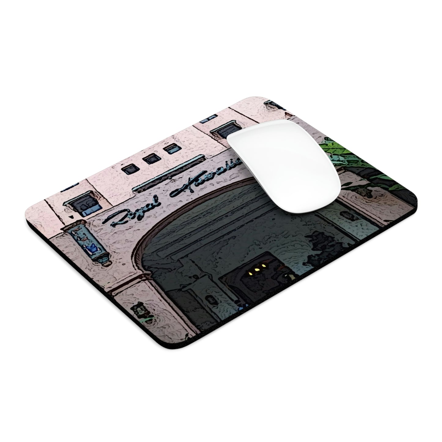 Mouse Pad ..."La Grande Entree" At: 'The Pink Palace' ... The Royal Hawai'ian ... Honolulu, HI ... '27Oct2014' ... Original Works ...