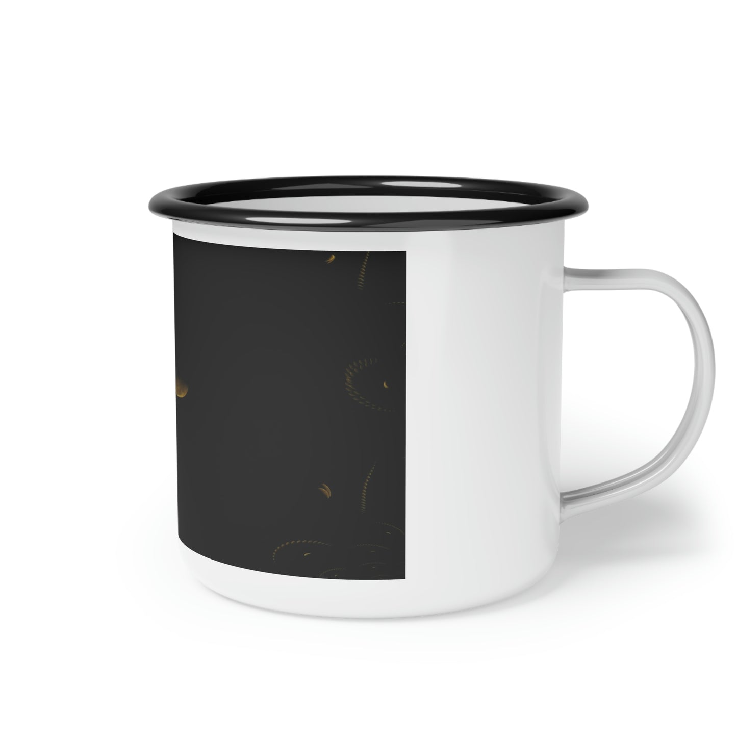 Enamel Camp Cup ...Regardez-La-Lune ... "One Shot: Moon Only: Processed 16 Hours ..." ...