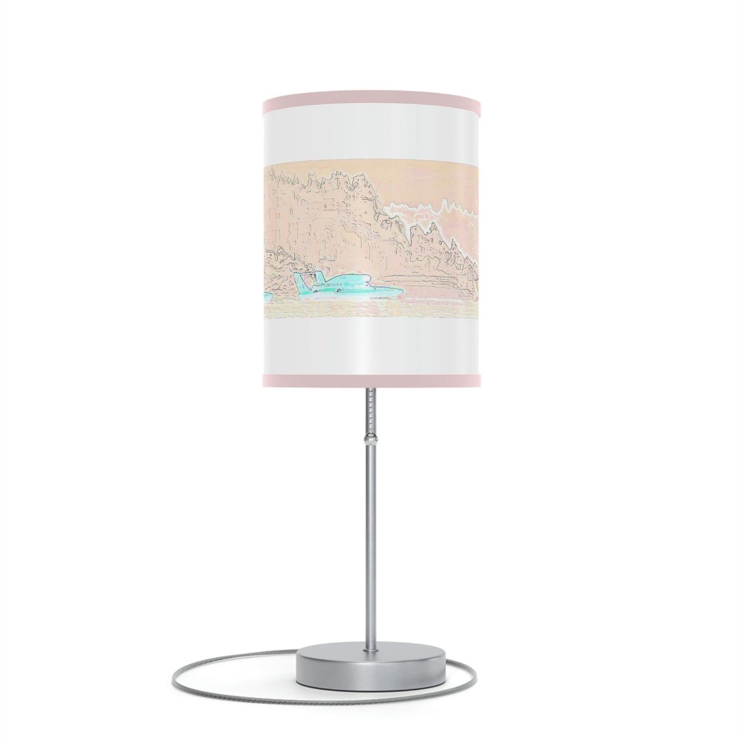 Lamp on a Stand, US|CA plug ... Seattle Columbia Cup On Lake Washington ... "Dave Wilcox Heads For The Win" ... Associate Gift-Photo ... Original Works ...