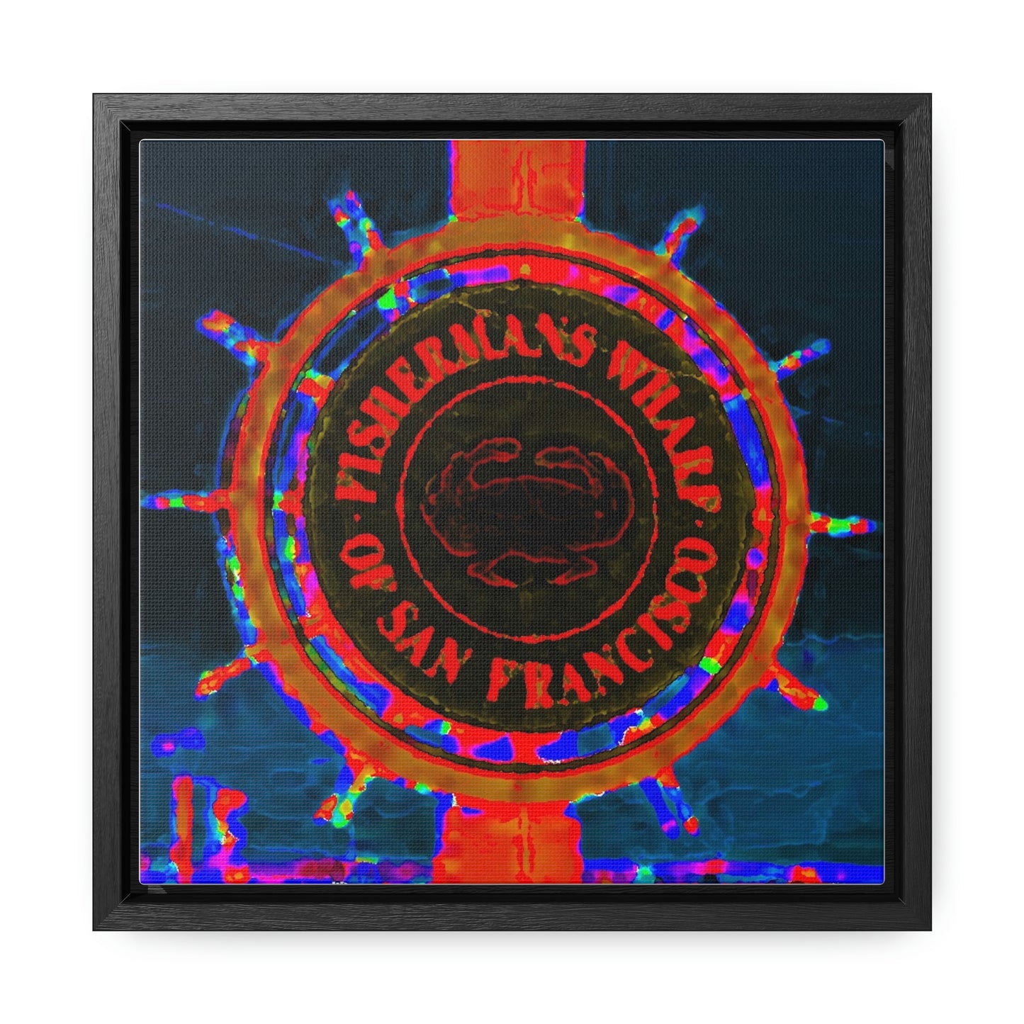 Gallery Canvas Wraps, Square Frame ... "No.9 Fishermen's Grotto - Fishermen's Wharf, SF, California" ... Family Archives: 1970's ... Original Works ...