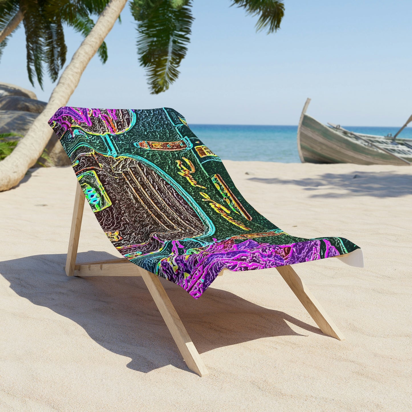 Beach Towel ... "La Grande Entree" At: 'The Pink Palace' ... The Royal Hawai'ian ... Honolulu, HI ... '27Oct2014' ... Original Works ...