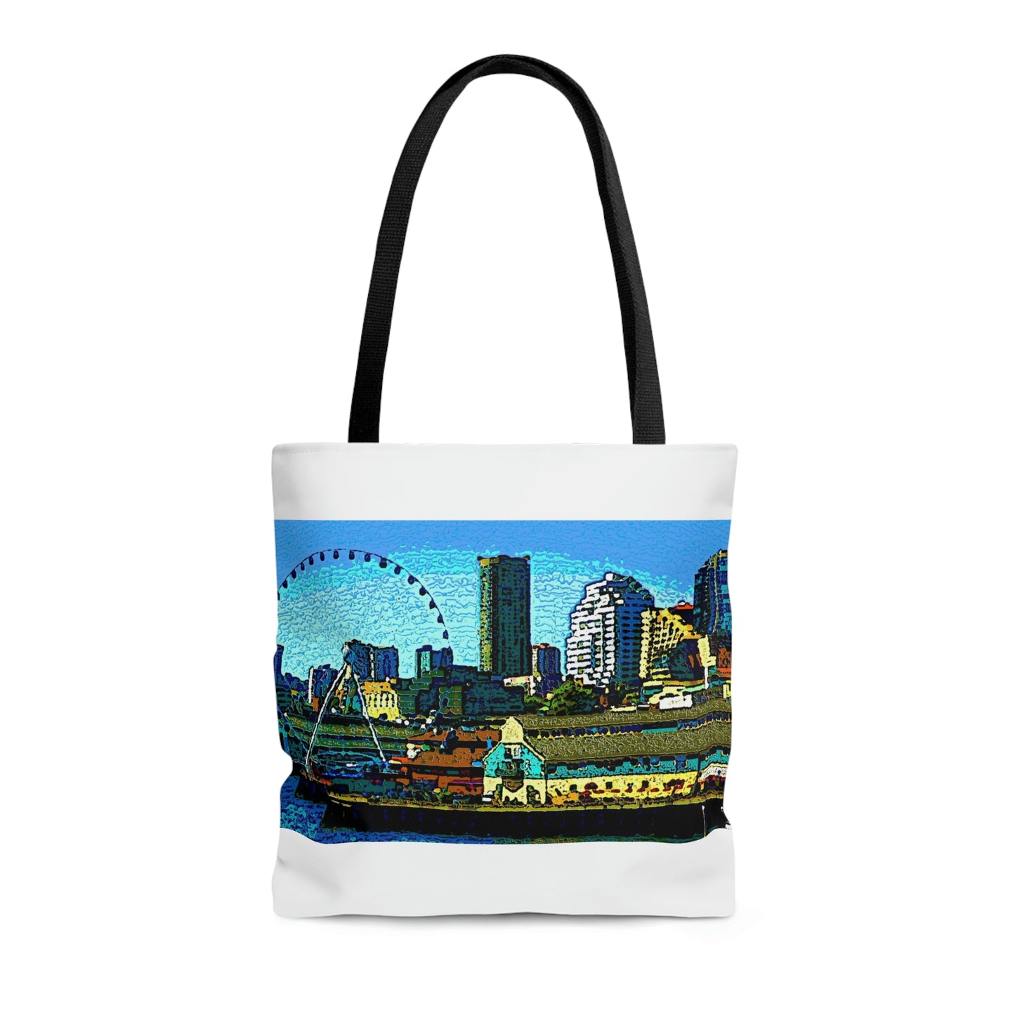 AOP Tote Bag ... That Classic Wheel ... 'Seattle's Wheel' ... & An Old Classic Waterside Vendors ...  'Family Archives' ... Original Works ...