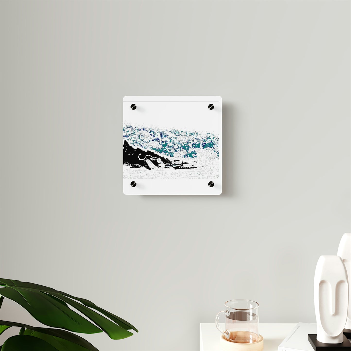 Acrylic Wall Art Panels ... Seattle Columbia Cup On Lake Washington ... "Dave Wilcox Heads For The Win" ... Associate Gift-Photo ... Original Works ...
