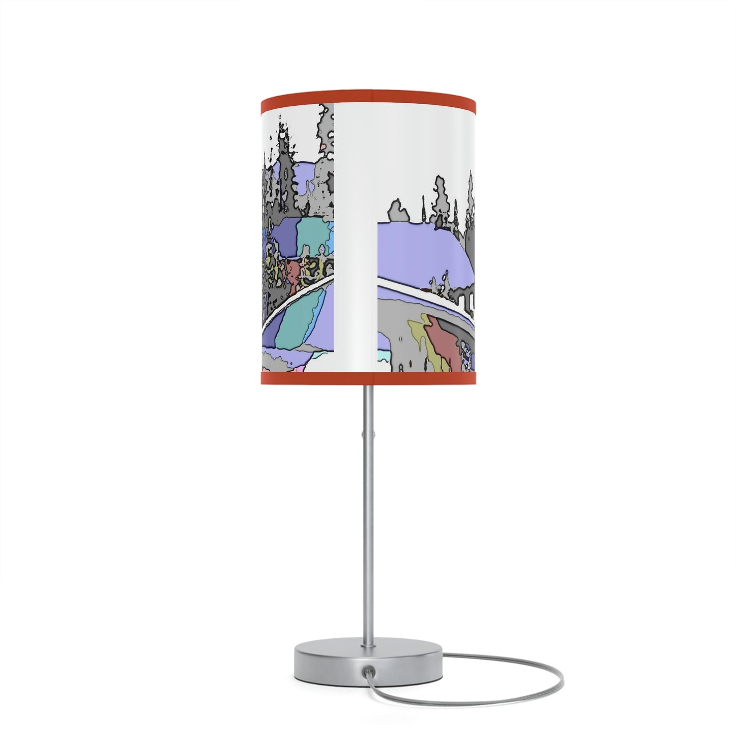 Lamp on a Stand, US|CA plug "A Very Remote Mountain Neighborhood" ... Only Cabins In This Environment ... Cenrtal Idaho ...