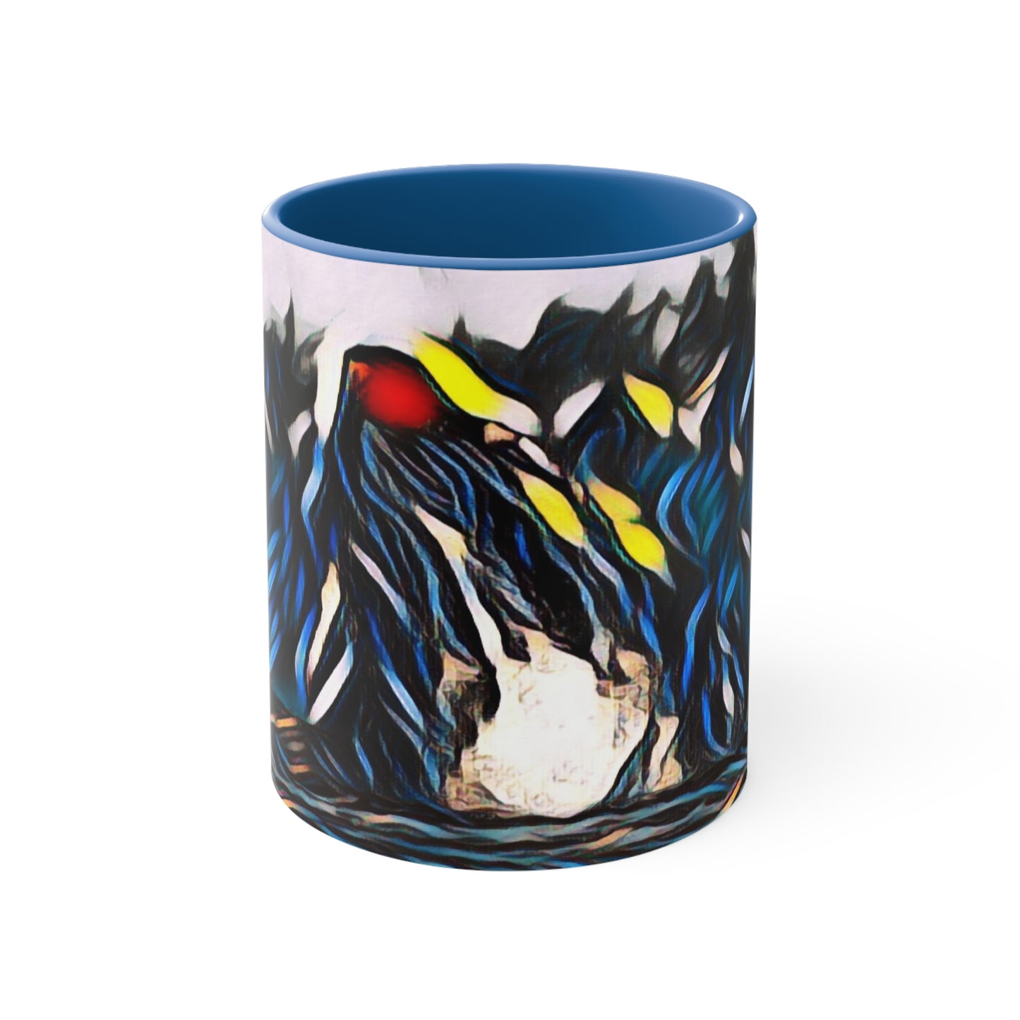 Accent Coffee Mug, 11oz ... "Ken's Favourite Humpback Breach" ... Circa: 21st Century ... Maui, HI ... Original Works ...