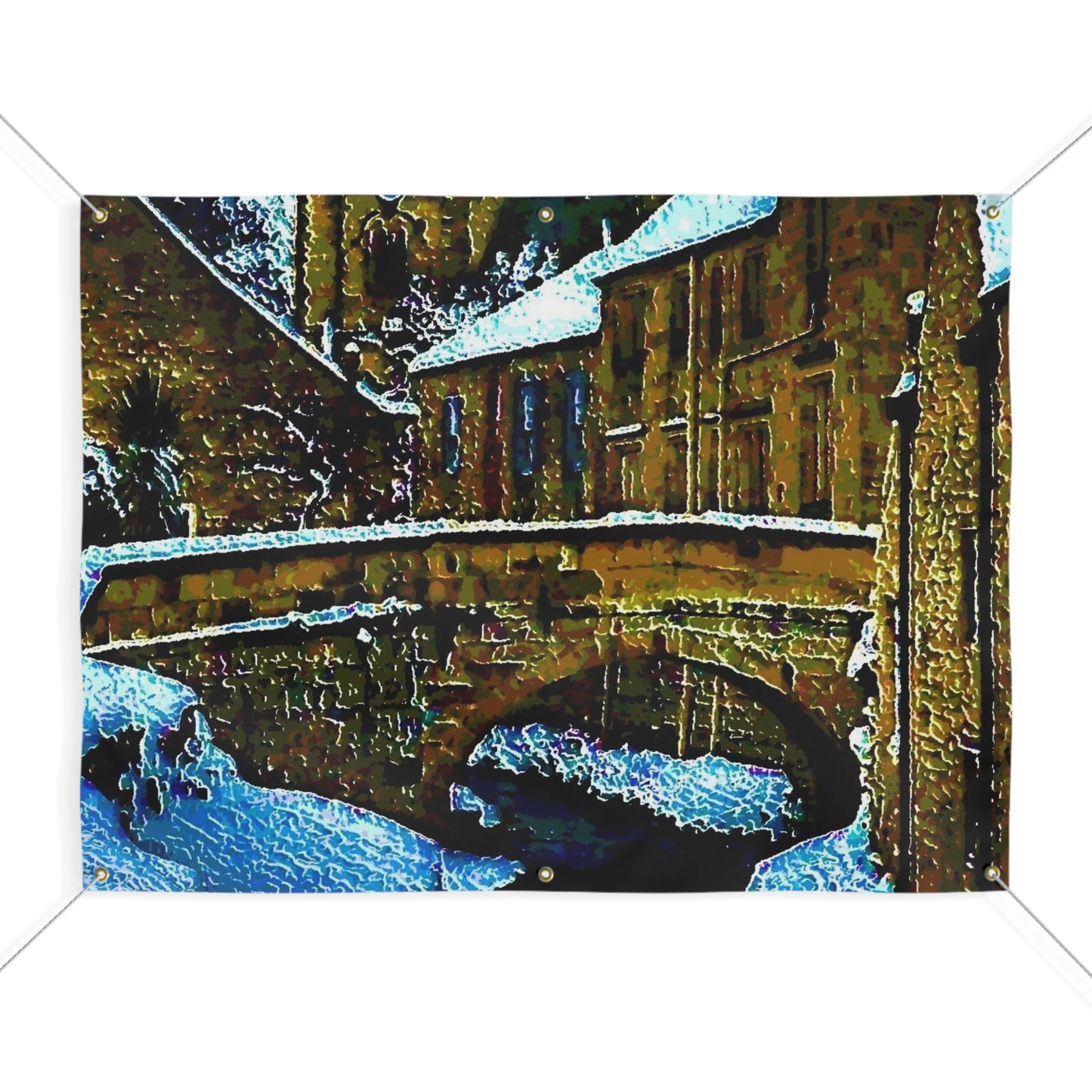 Matte Banner ... Walikng The Streets & Alleys ... 'Strolling The Canals ... '  ... Original Works  ...