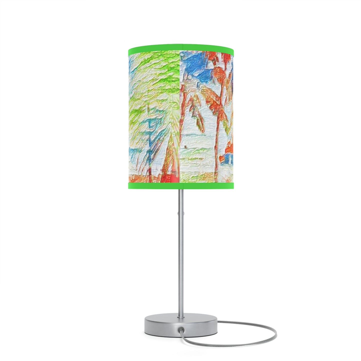 Lamp on a Stand, US|CA plug ... "The Royal Hawai'ian: Waikiki Beach_Beach" ... Honolulu, HI ... Ocotber 2014 (Halloween) ... Original Works ...