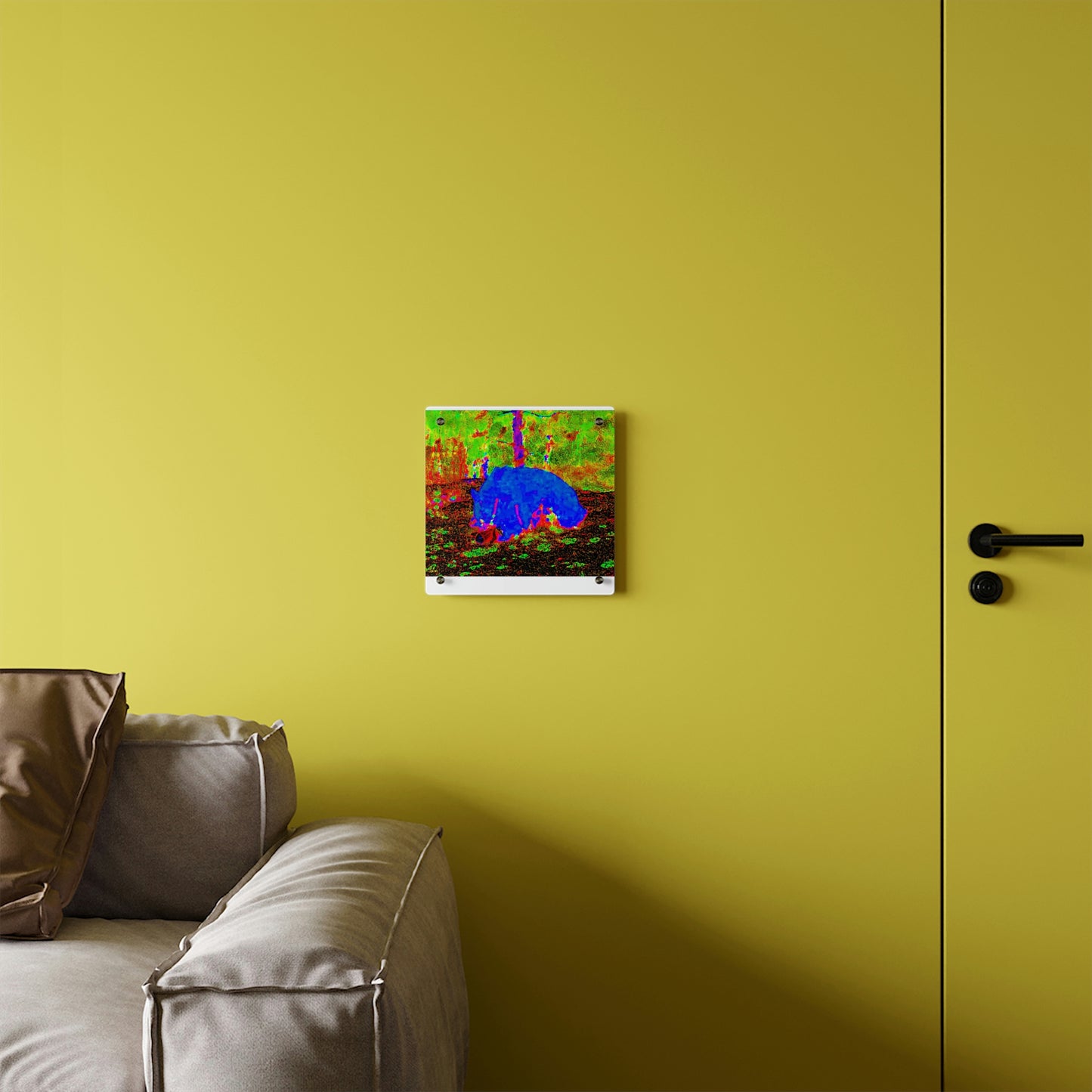 Acrylic Wall Art Panels ... RCY: "Rhett Creek Yogi ... '500 Lbs Of Autumn Season Hunger' ..."  ... September 2022 ... Central Idaho ... Original Works ...