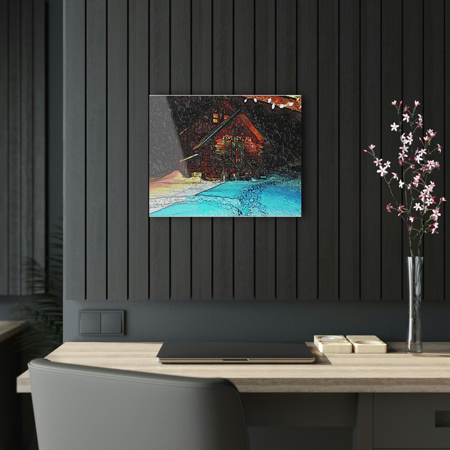 Acrylic Prints ... A Cold ... A Very Snowy ... "A Tranquil & Quiet Morning In Mountainous Central Idaho" ... Original Works ...