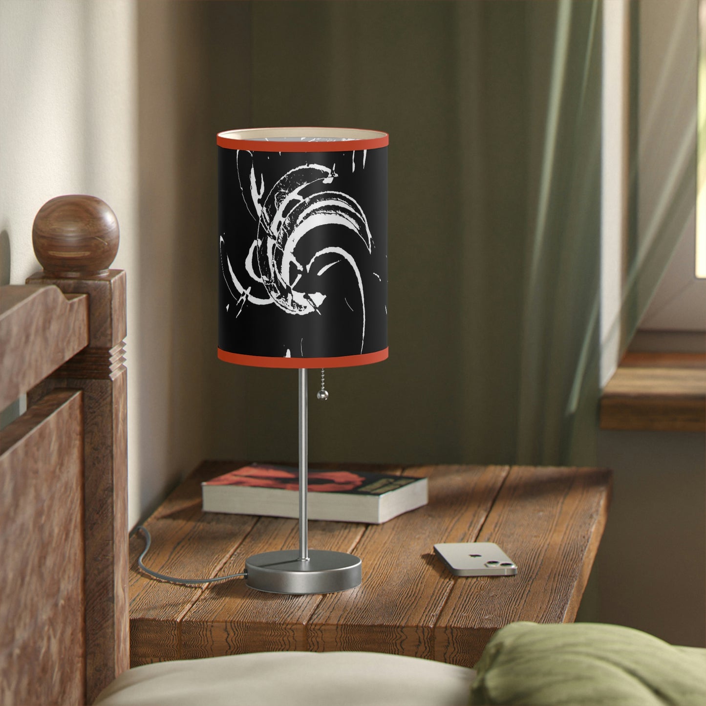 Lamp on a Stand, US|CA plug ..."Waning Moon" ... Central Idaho ... October 2022 ... Rendering Time: 22 Hours ... Original Works ...