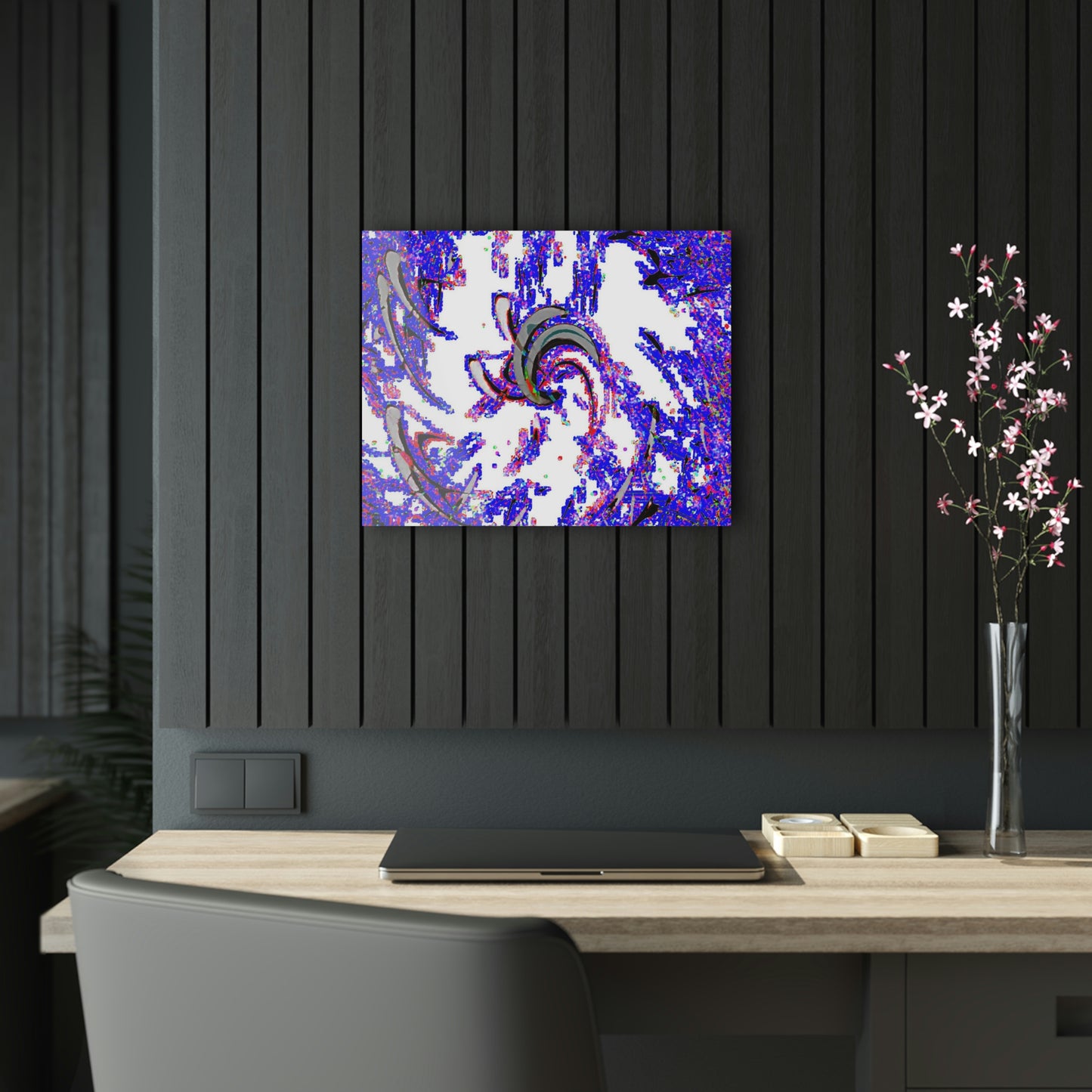 Acrylic Prints ... "Waning Moon" ... Central Idaho ... October 2022 ... Rendering Time: 22 Hours ... Original Works ...